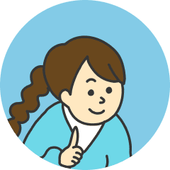 女性職員のイラスト
