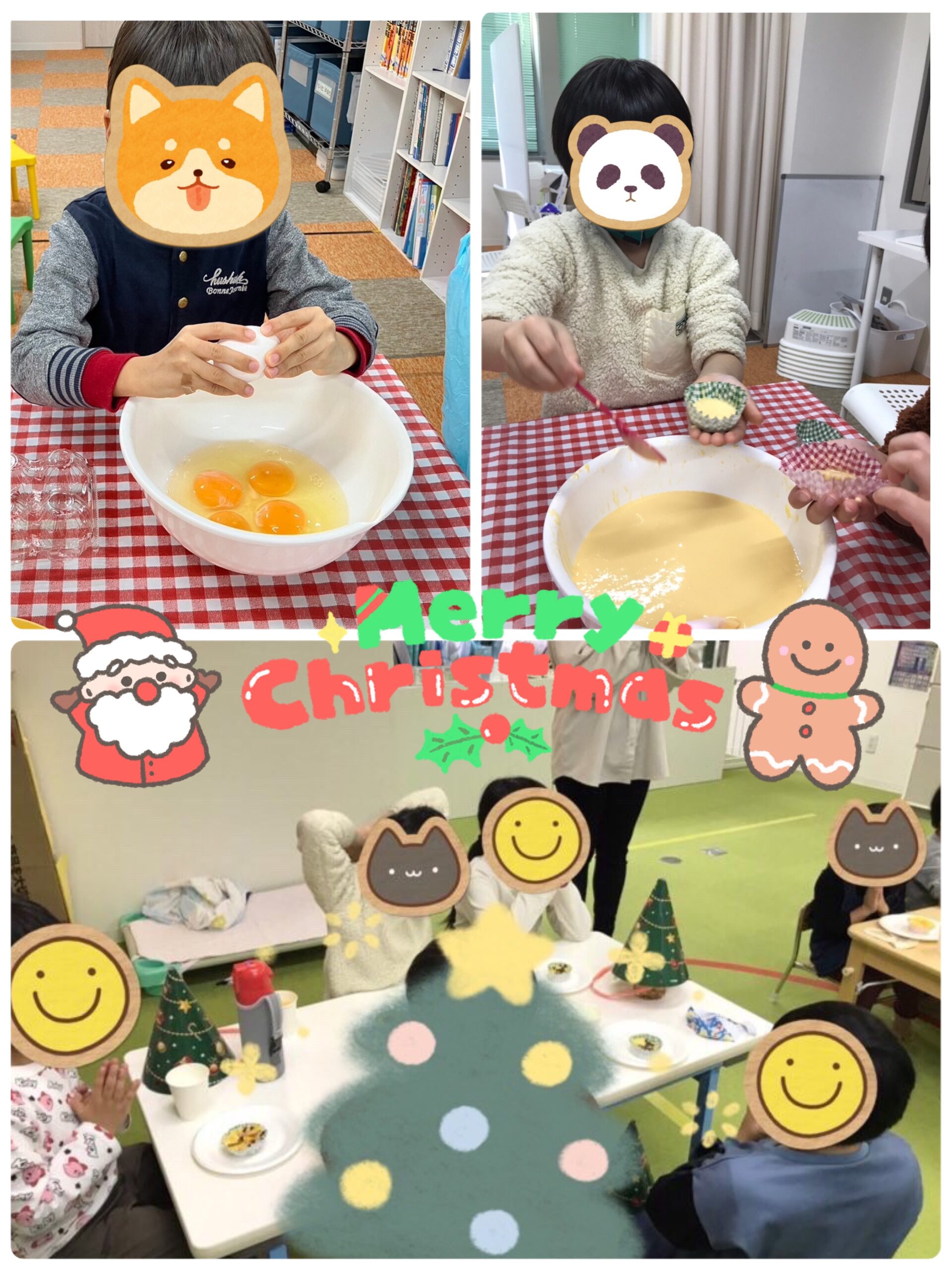 【南堀江】放デイ　クリスマス蒸しパンケーキづくり🎄✨