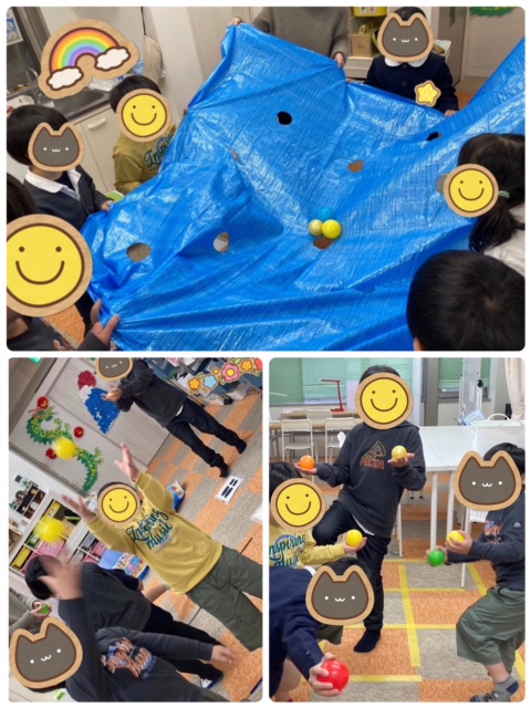 【南堀江】放デイ　SST(カラーボールに触れよう😆🎶①)