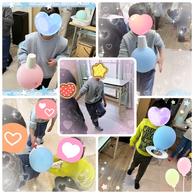 【北堀江】放デイ　公文📖　バランス遊び🎈