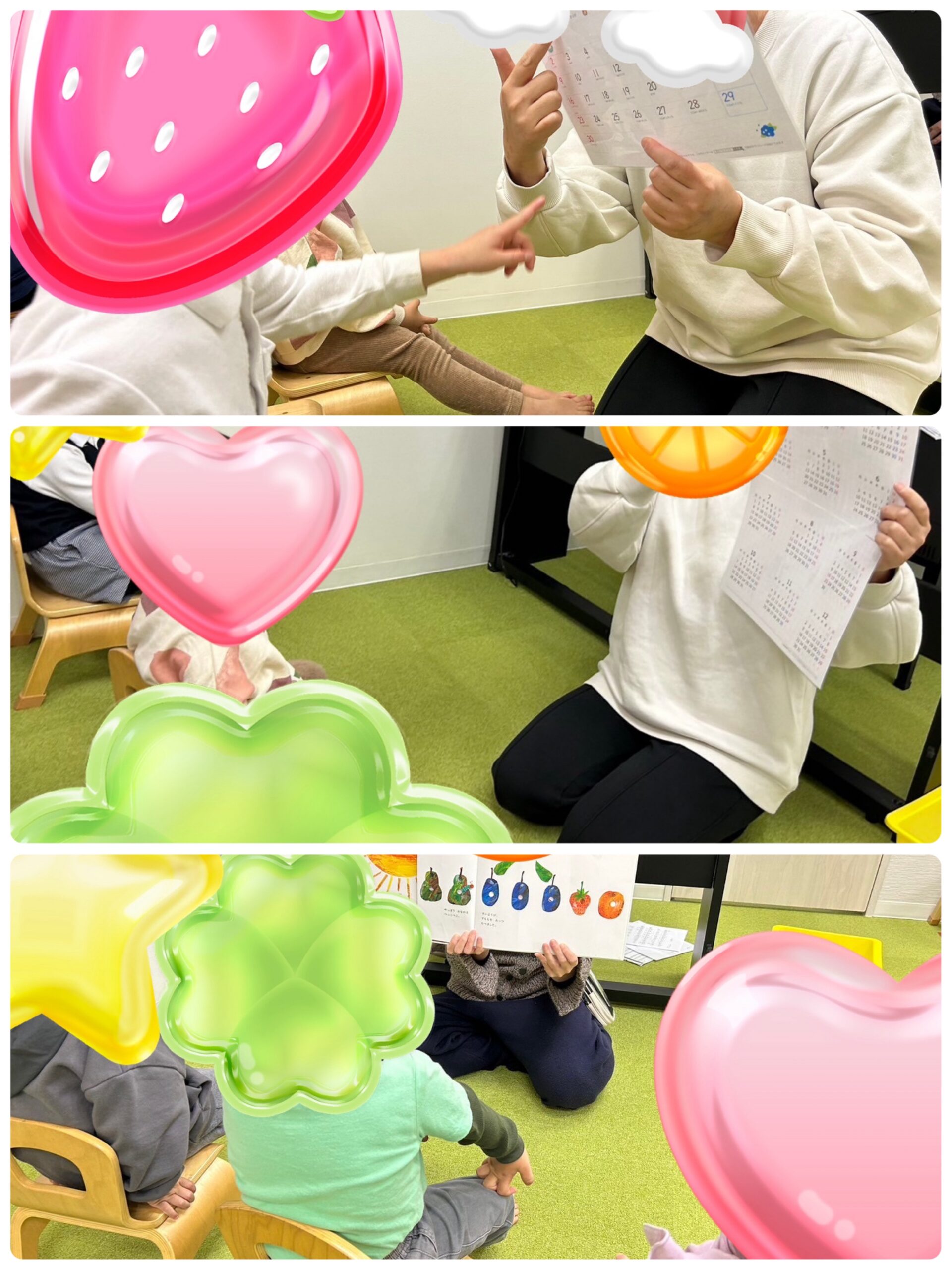 【南堀江】児童発達支援：集団音楽～カレンダーを読んでみよう📅～