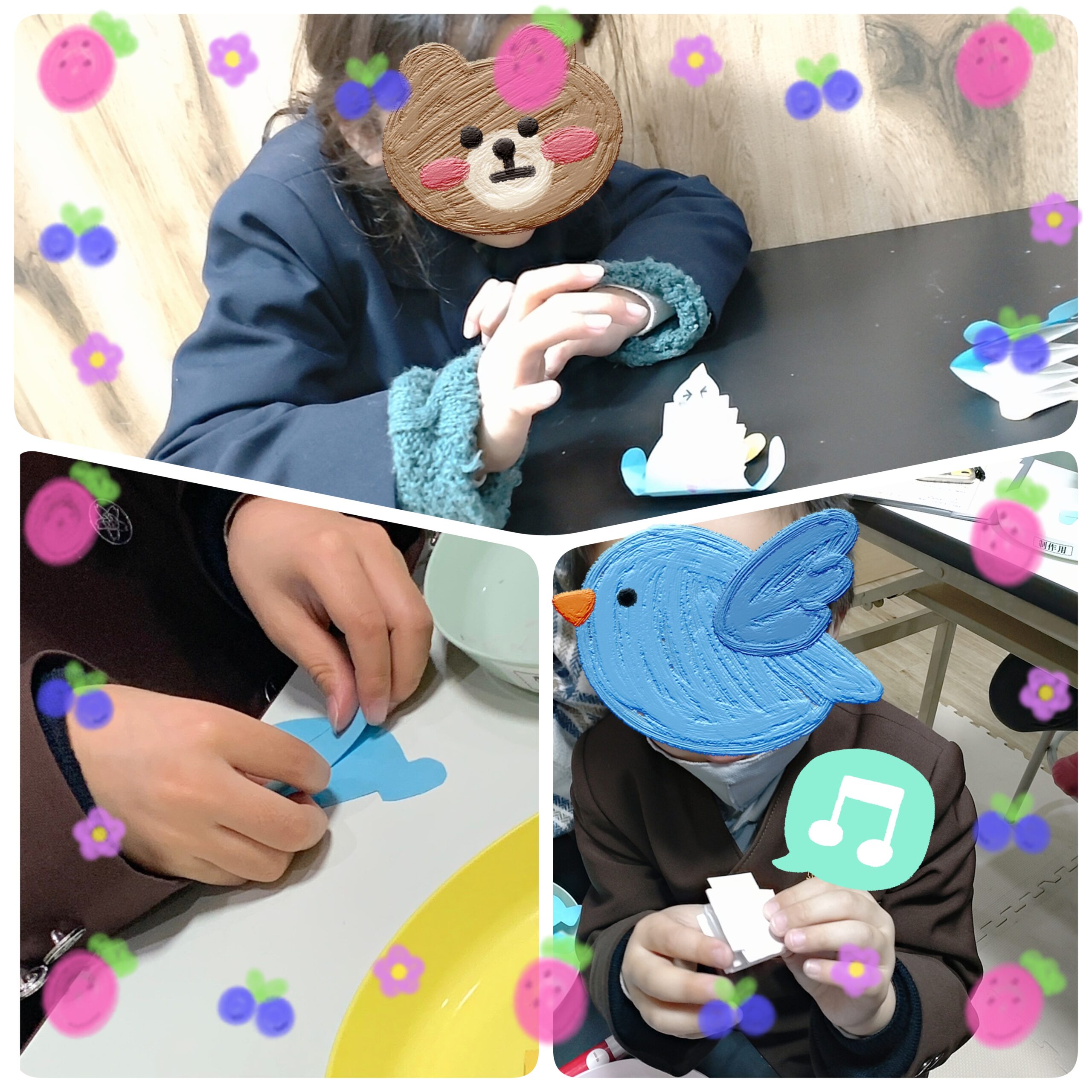 【北堀江】放デイ：公文📖　ぴょこぴょこペンギンを作ろう🐧