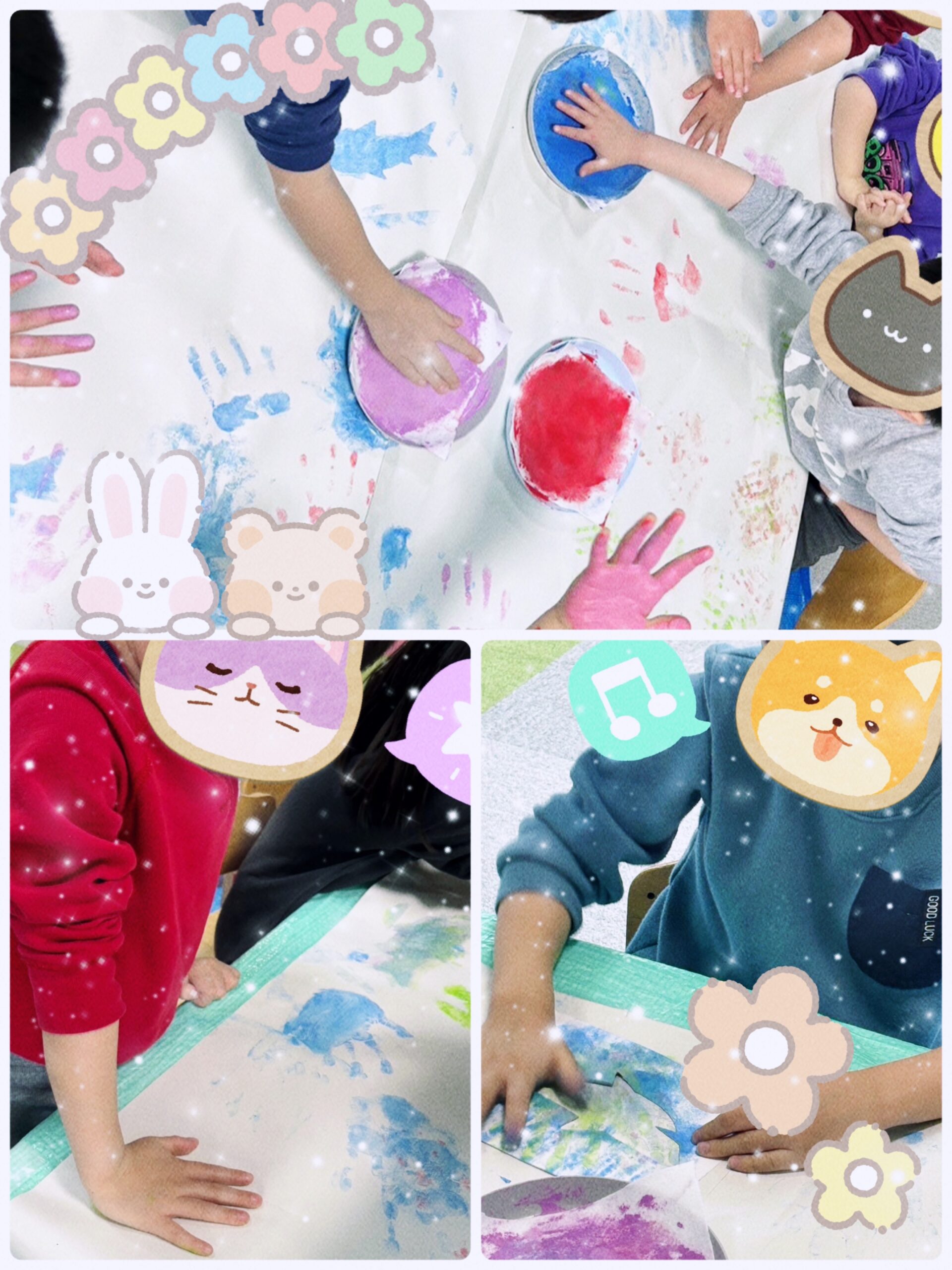 【北堀江】児童発達支援    手形遊び👐