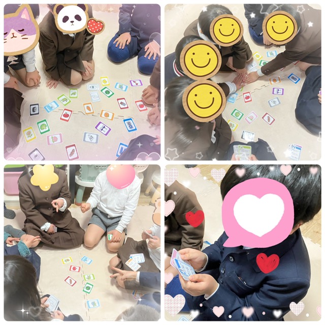 【北堀江】放デイ　公文📖　イロイロカルタ遊び👐