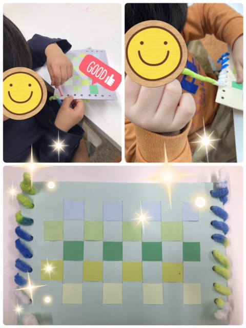 【南堀江】放デイ　制作(格子編みハンドバック②🛍)