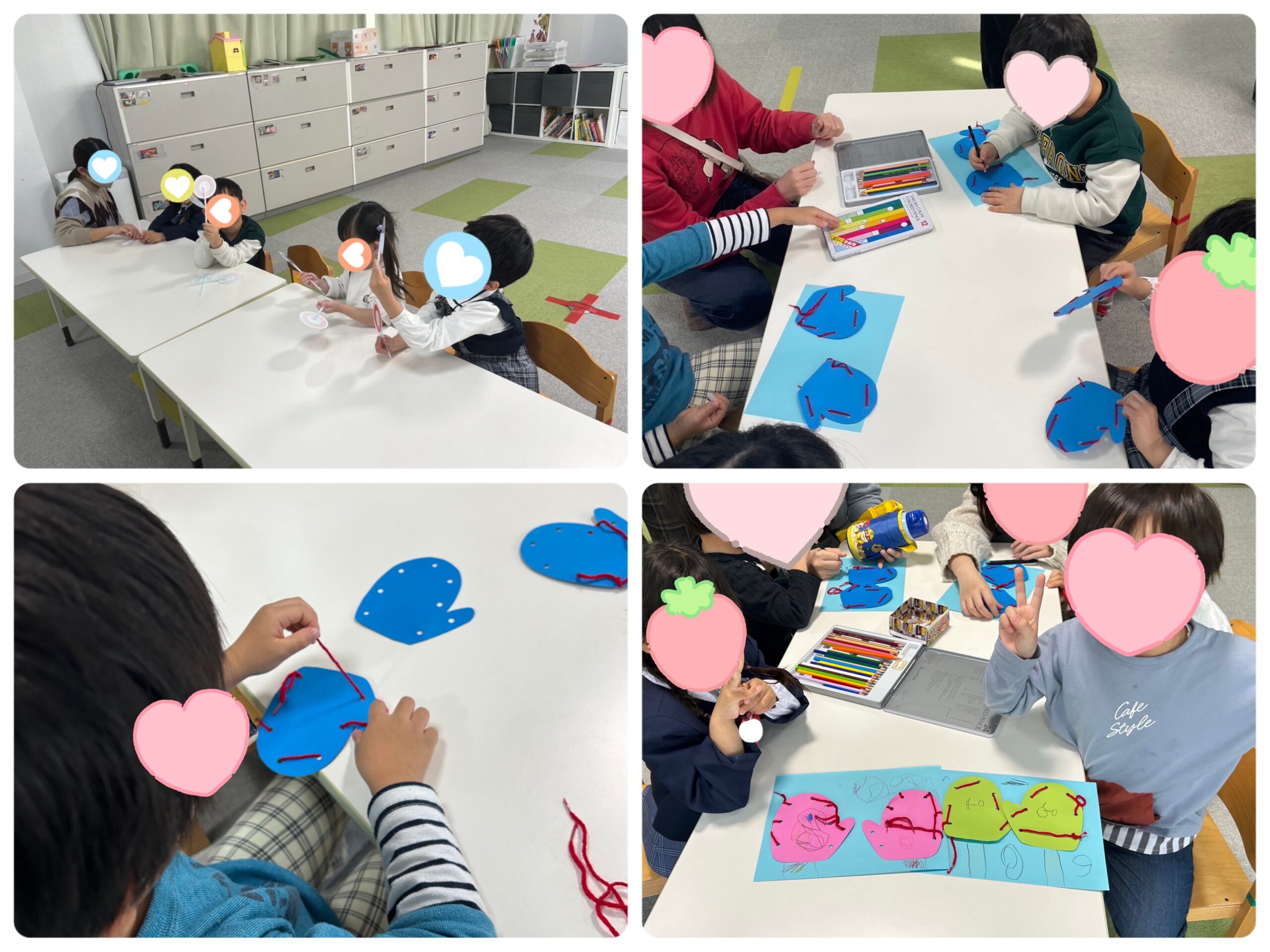 【北堀江】児童発達支援　防災クイズと手袋製作⛄