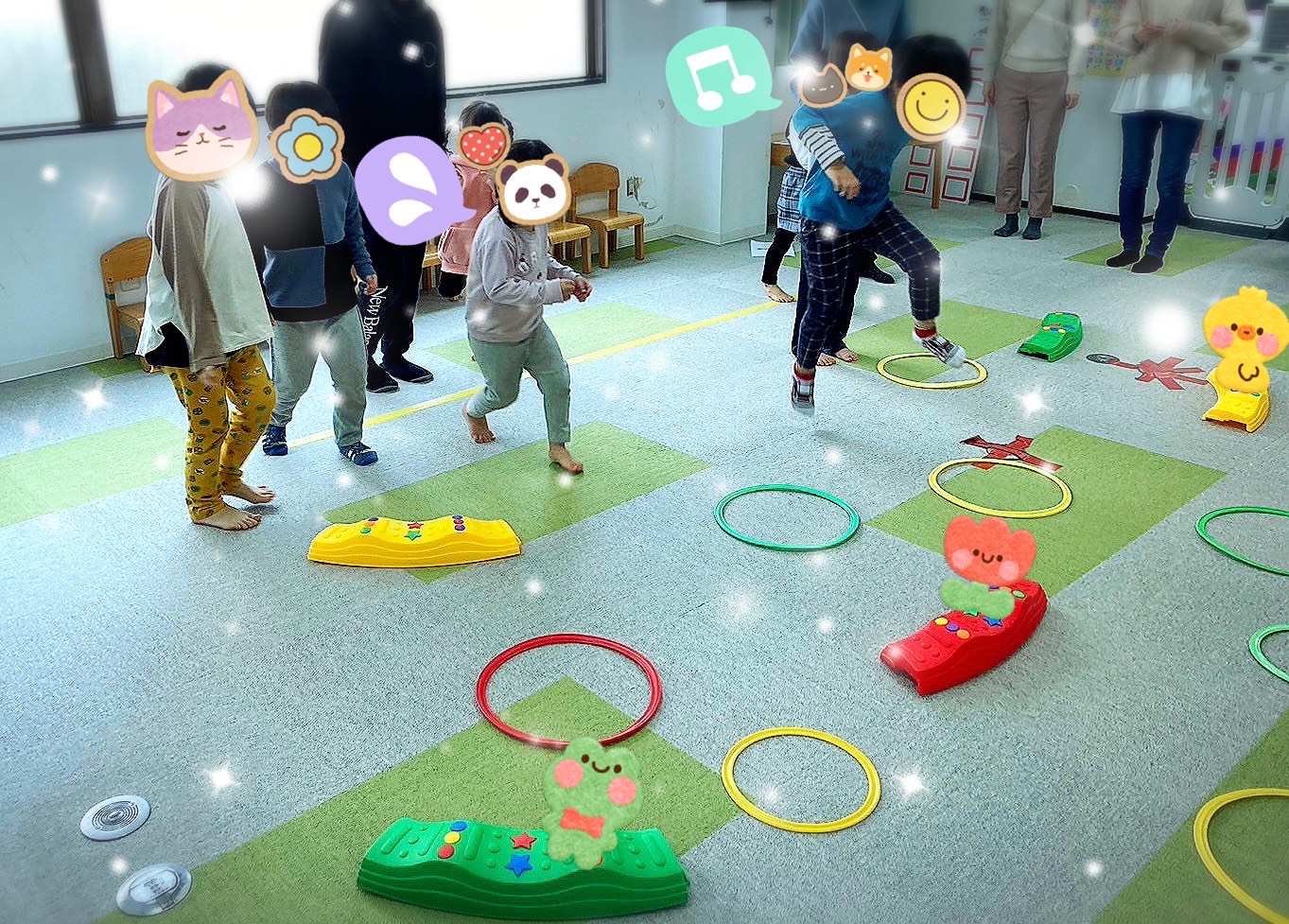 【北堀江】児童発達支援　色当てゲーム🌈