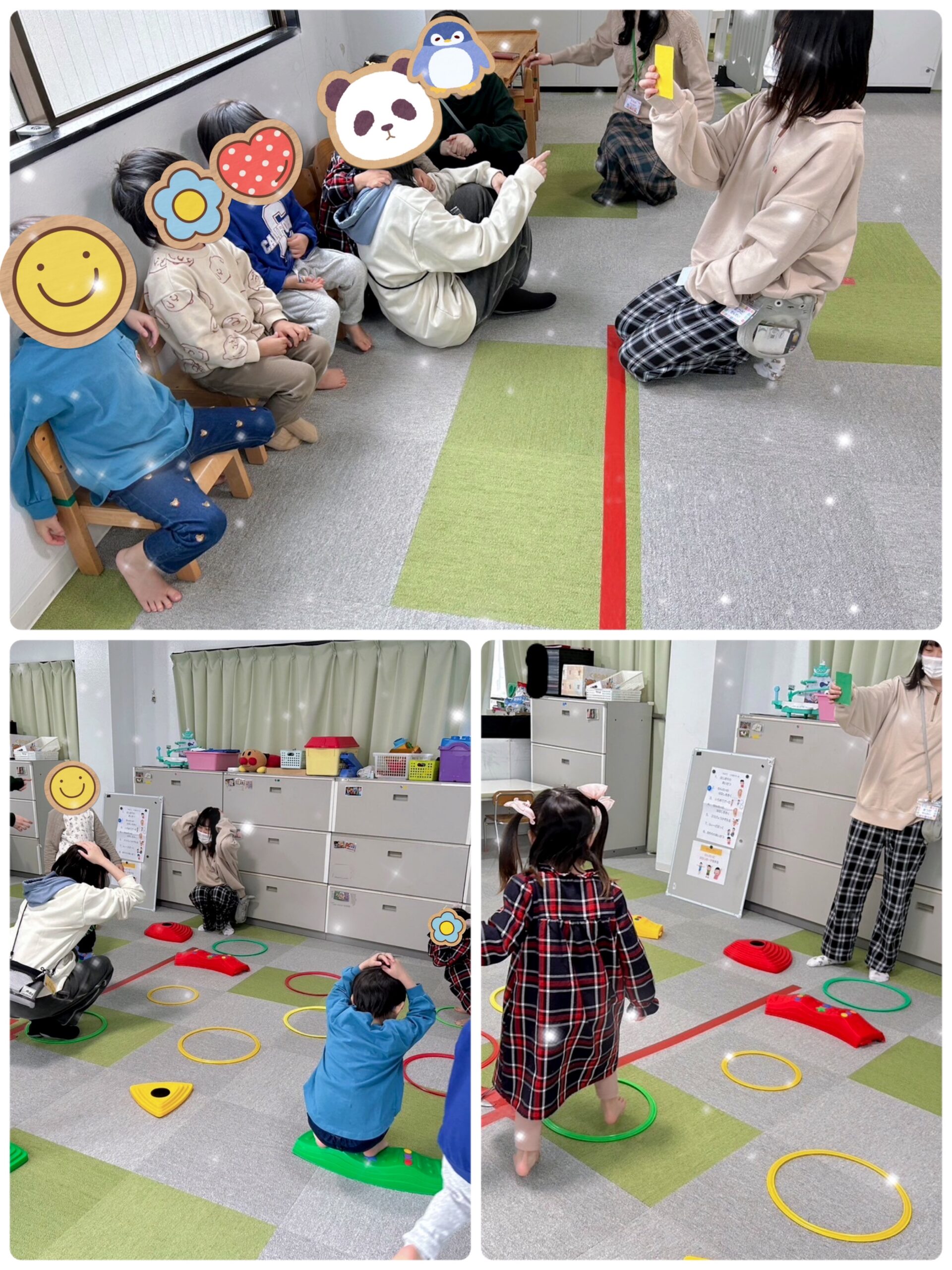 児童発達支援　色当てゲーム🌈