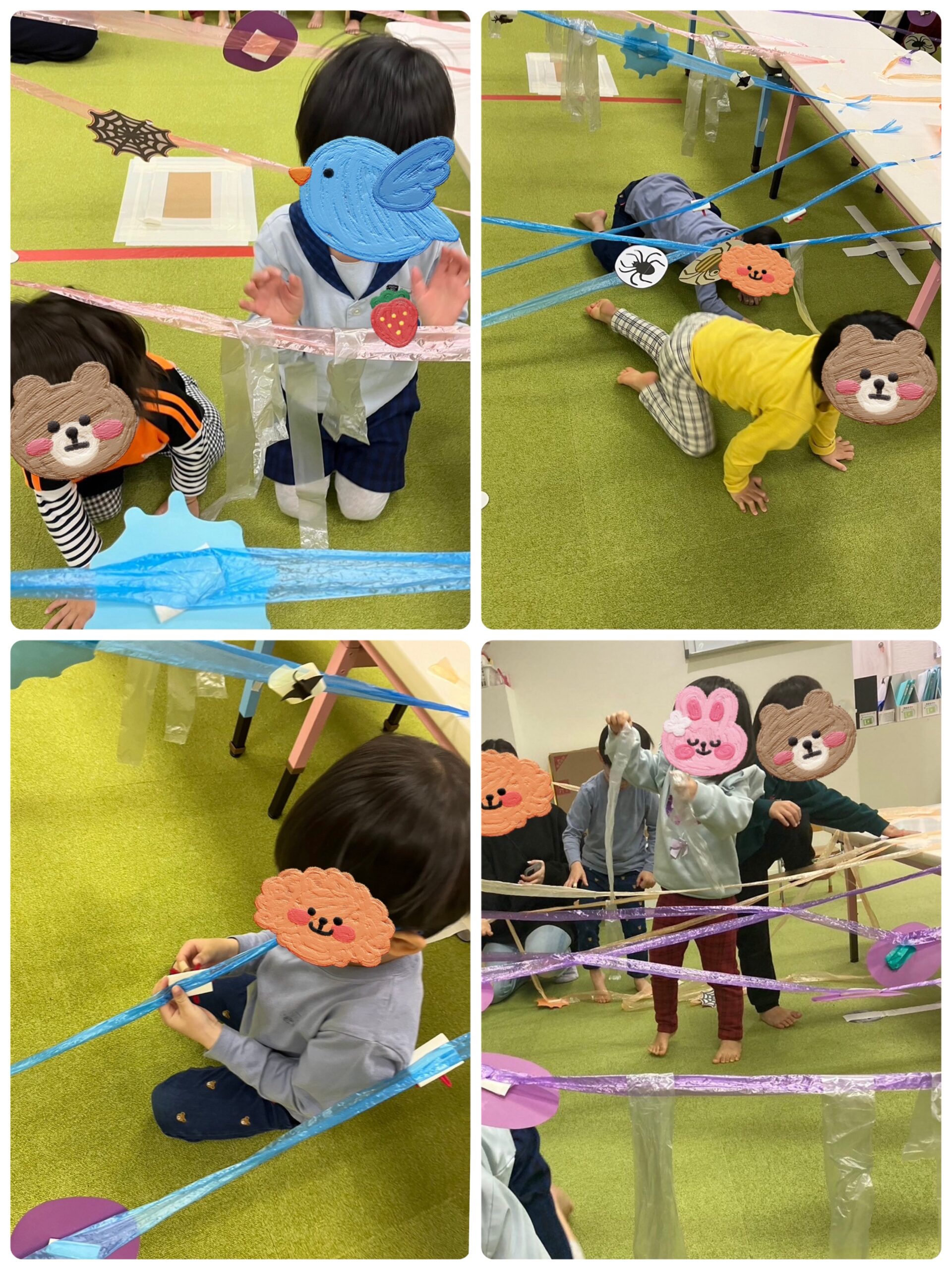 【南堀江】児童発達支援　クモの巣で宝探し🕸️💎第2弾