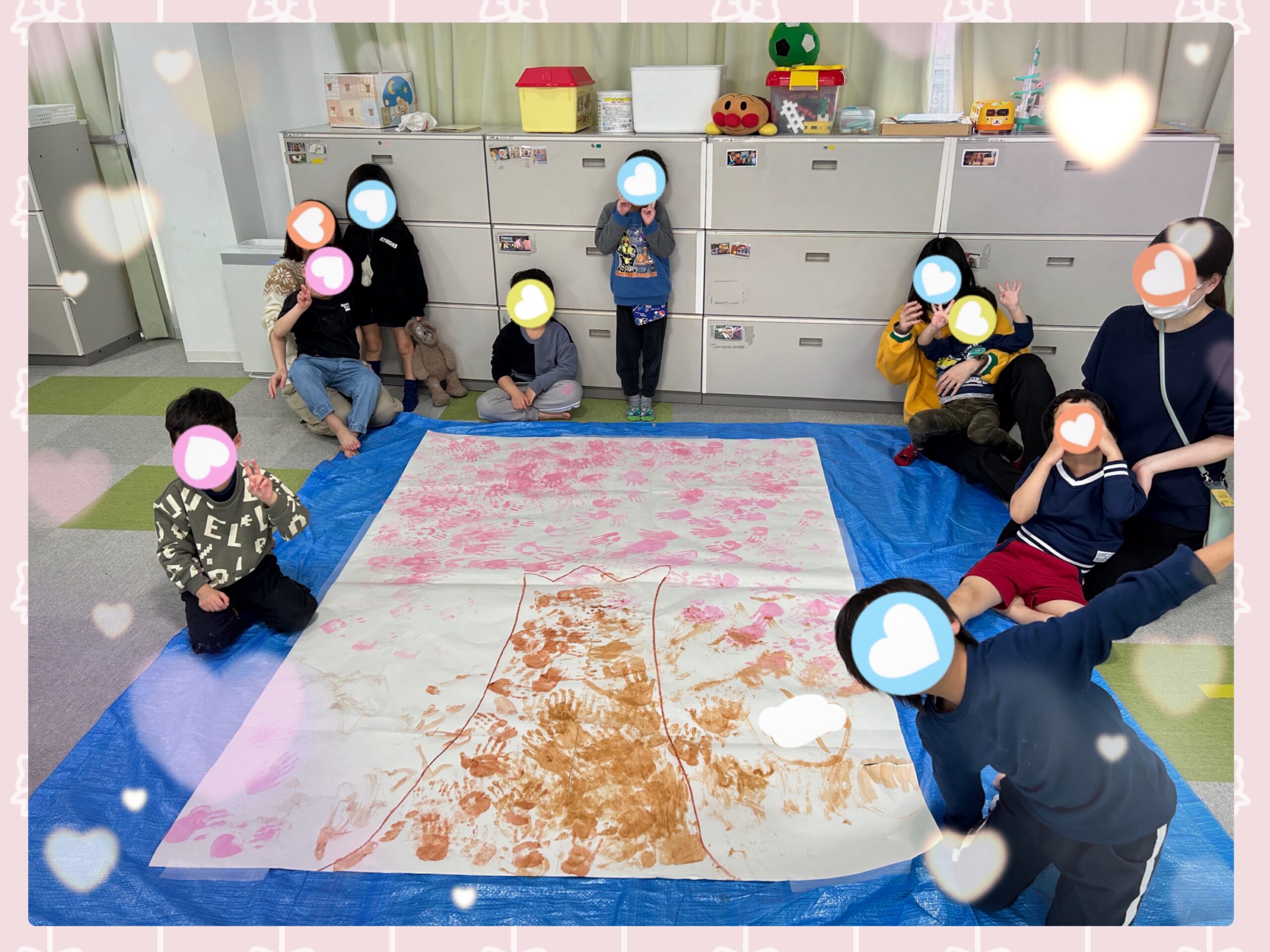 【北堀江】児童発達支援　カラオケ大会とさくら製作🌸