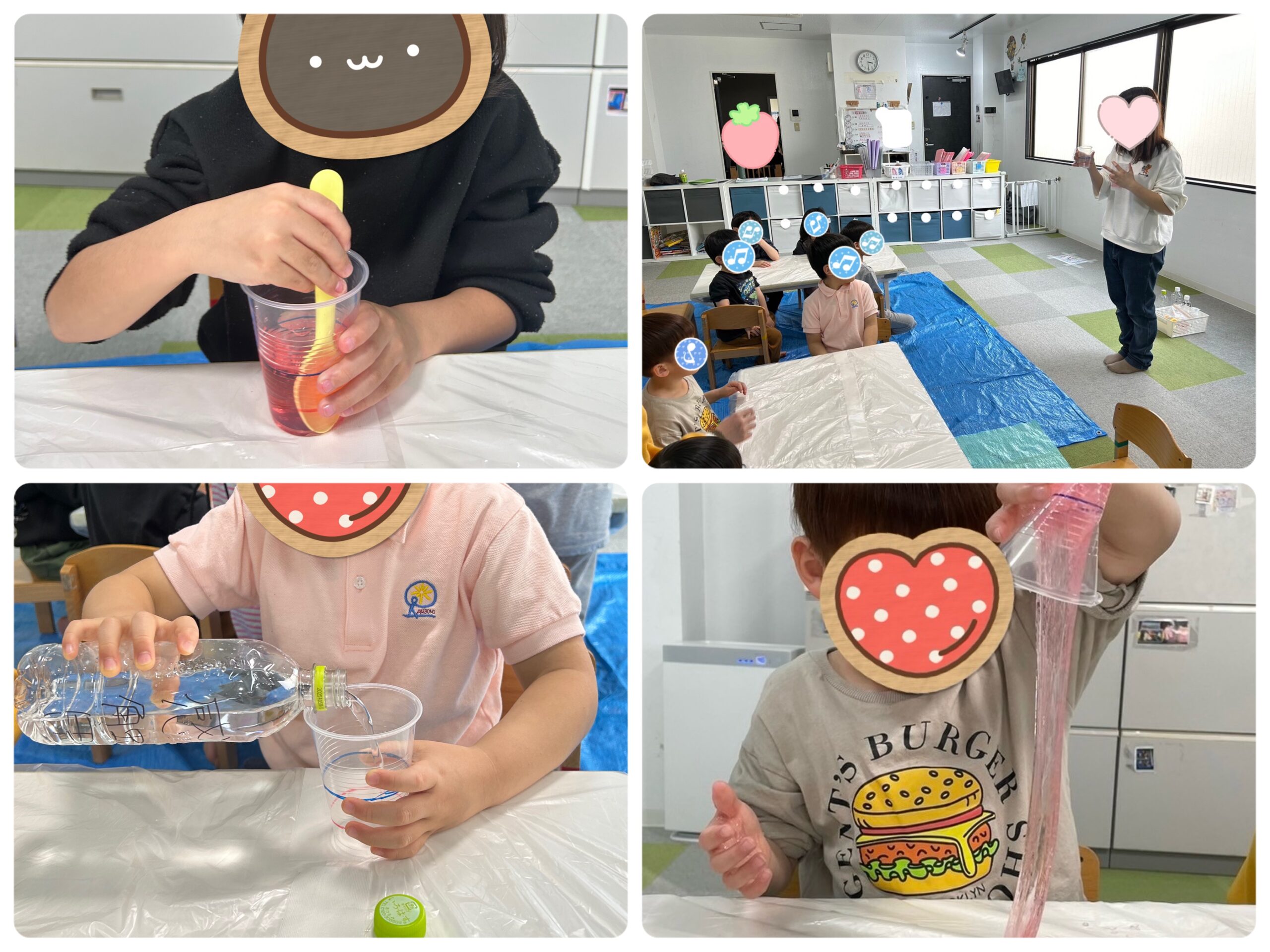 【北堀江】児童発達支援　スライム作り♪