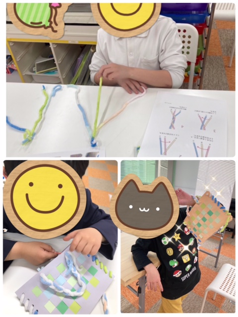 【南堀江】放デイ　制作(格子編みハンドバック③🛍)