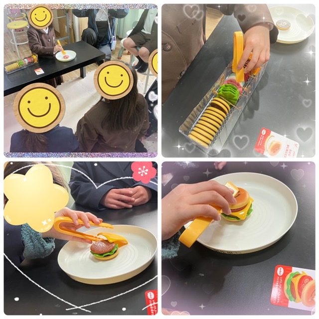 【北堀江】放デイ　公文📖　ハンバーガーゲーム🍔