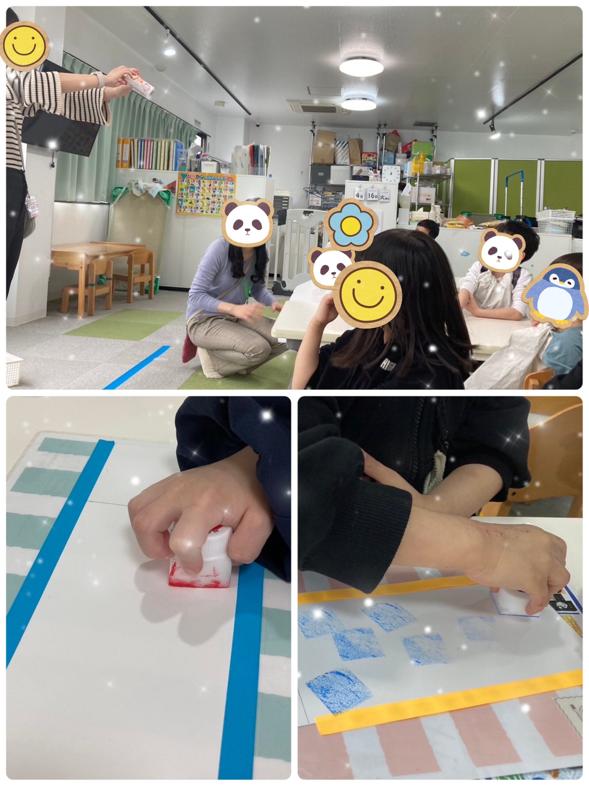 【北堀江】児童発達支援　体づくりと双眼鏡作り👓