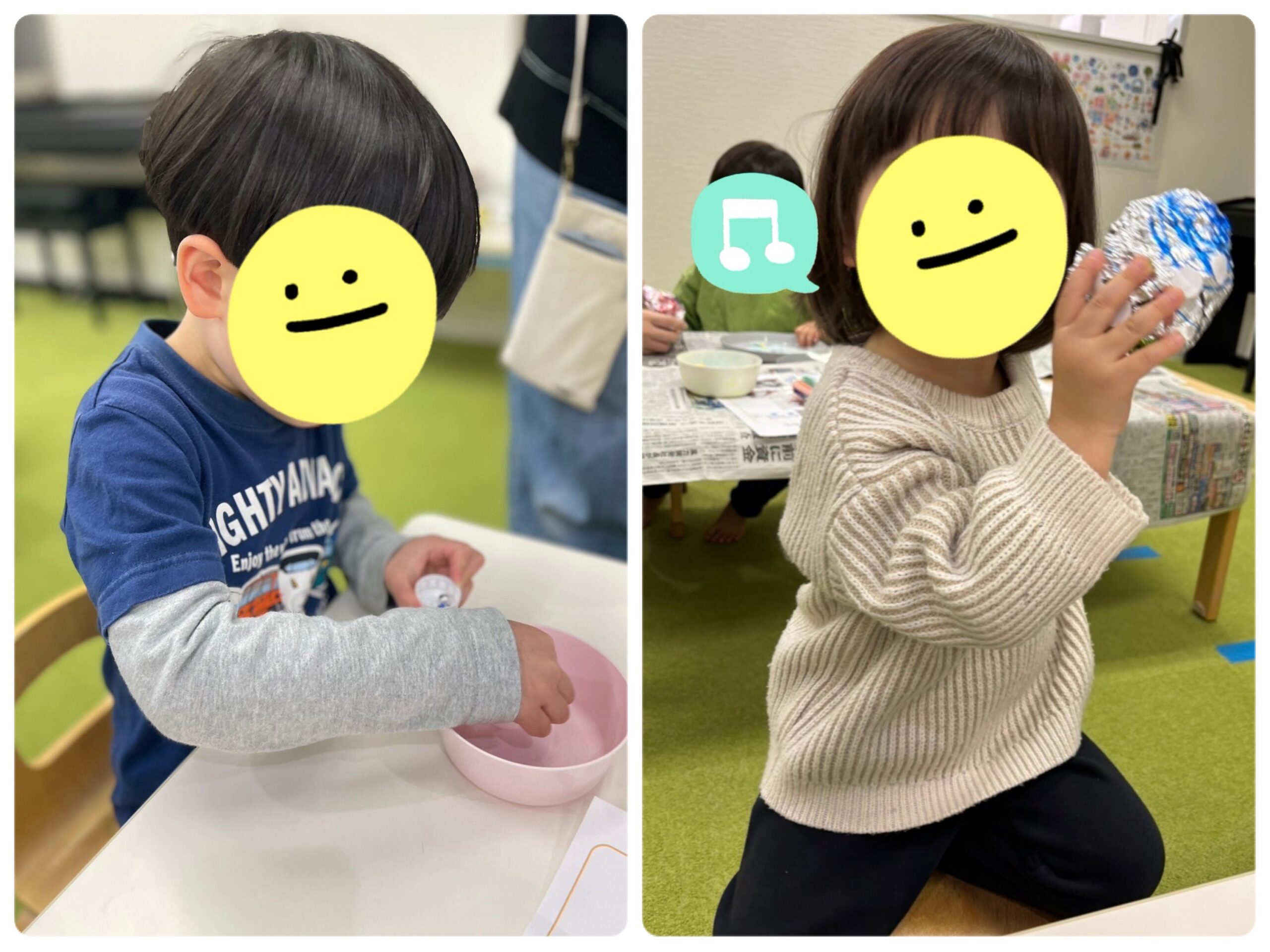 【南堀江】児童発達支援　身近な素材で卵マラカス作り♪♪