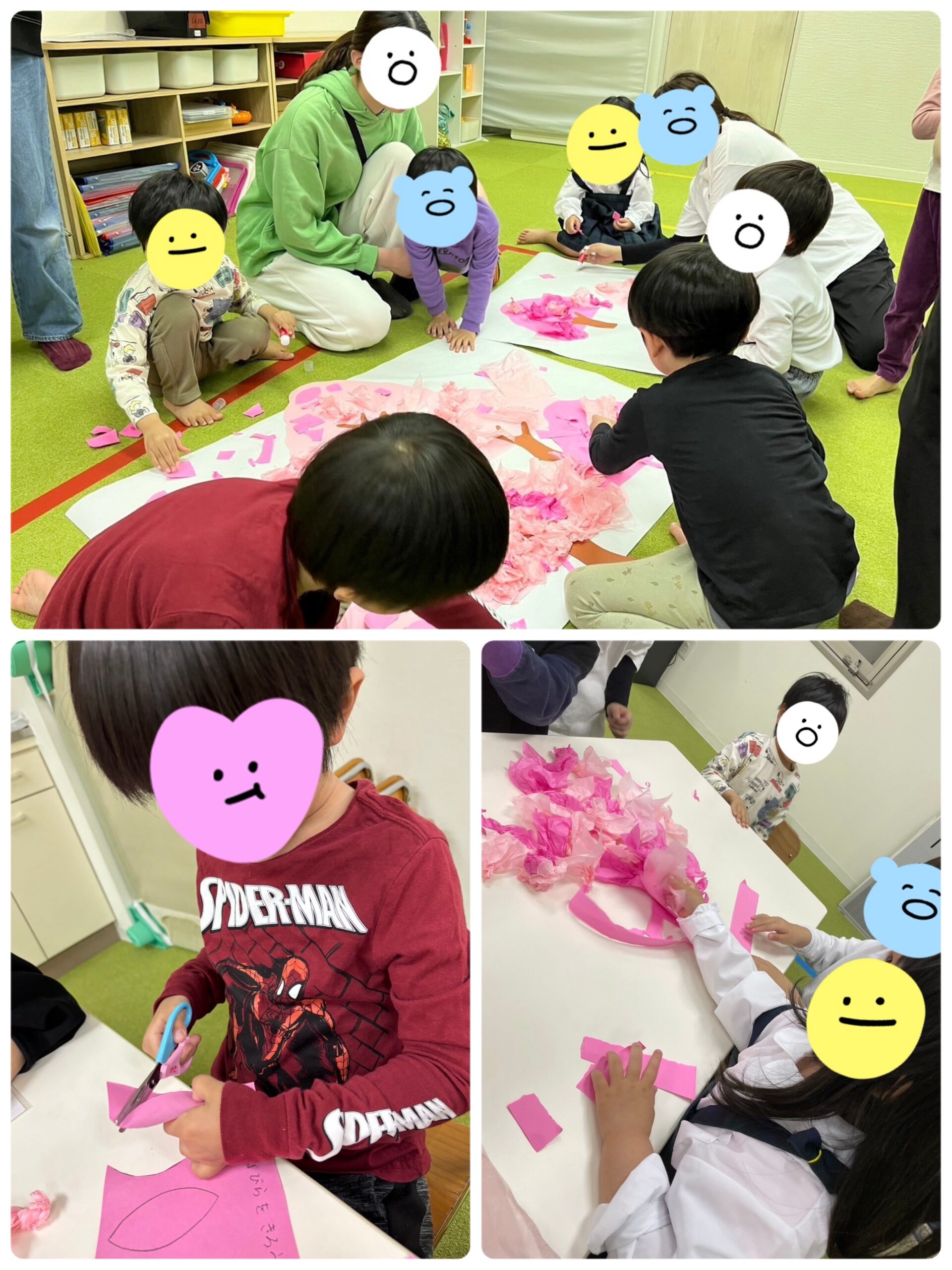 【南堀江】児童発達支援　🌸桜制作🌸