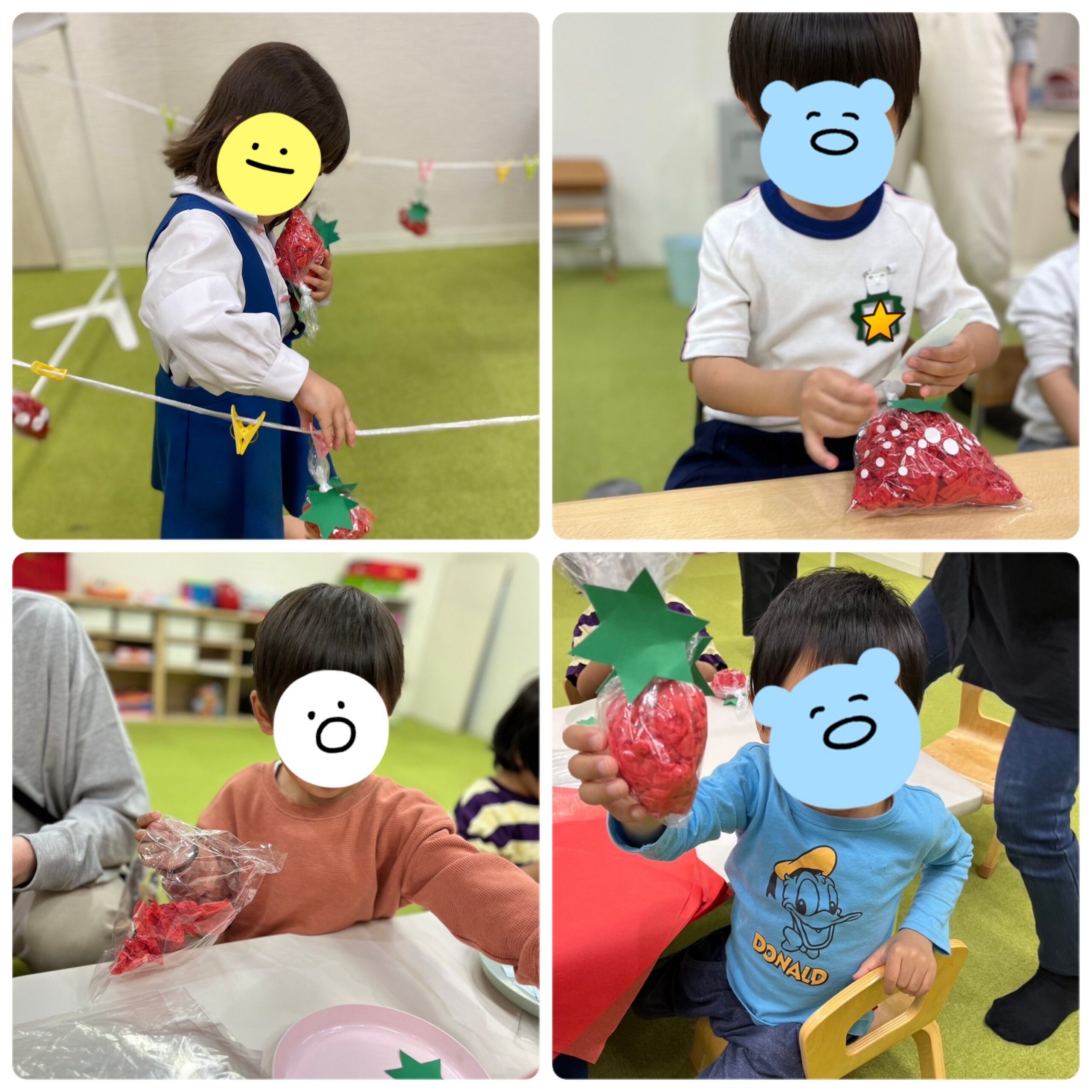 【南堀江】児童発達支援　教室でいちご狩り🍓🍓