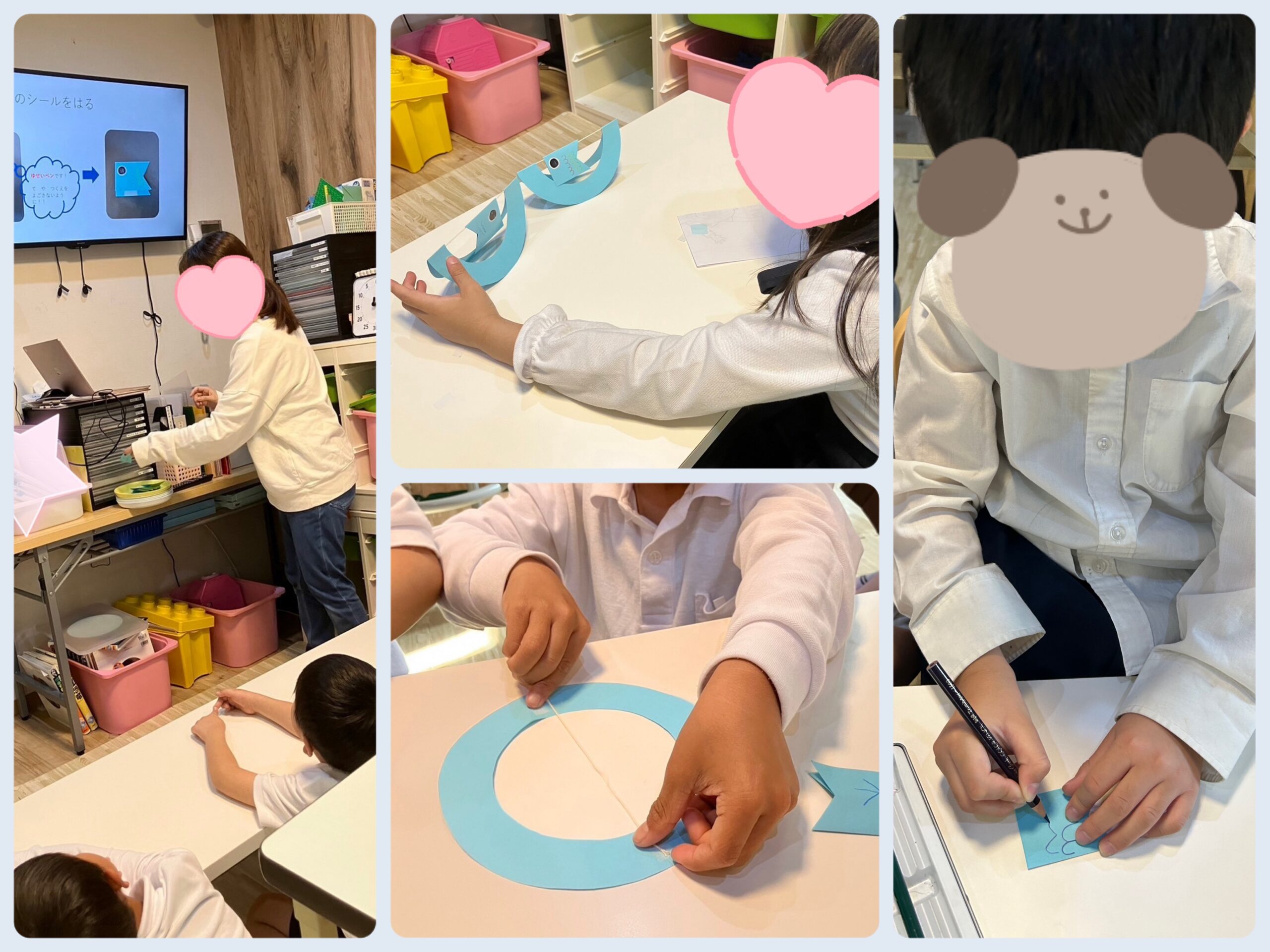 【北堀江】放デイ：公文📖　こいのぼり製作🎏