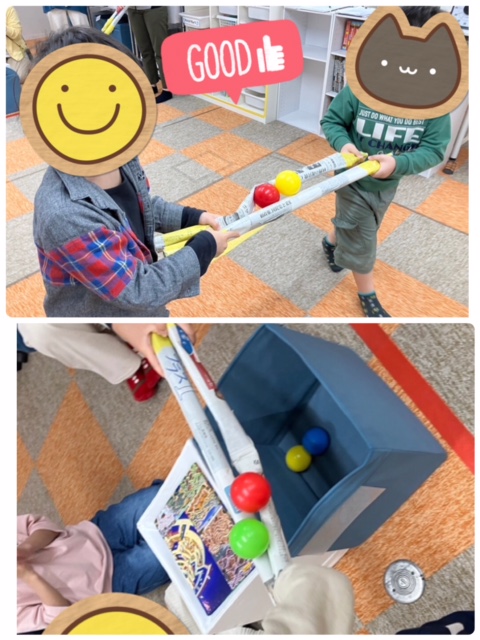 【南堀江】放デイ　SST(カラーボール運び🔵🔴🟡)