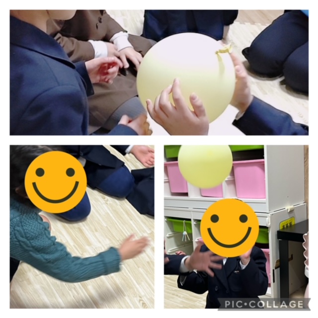 【北堀江】放デイ　公文📖音楽に合わせて風船を渡そう(^^)🎈