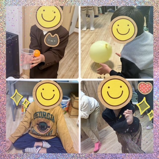 【北堀江】放デイ　公文📖　からだづくりゲーム🎮