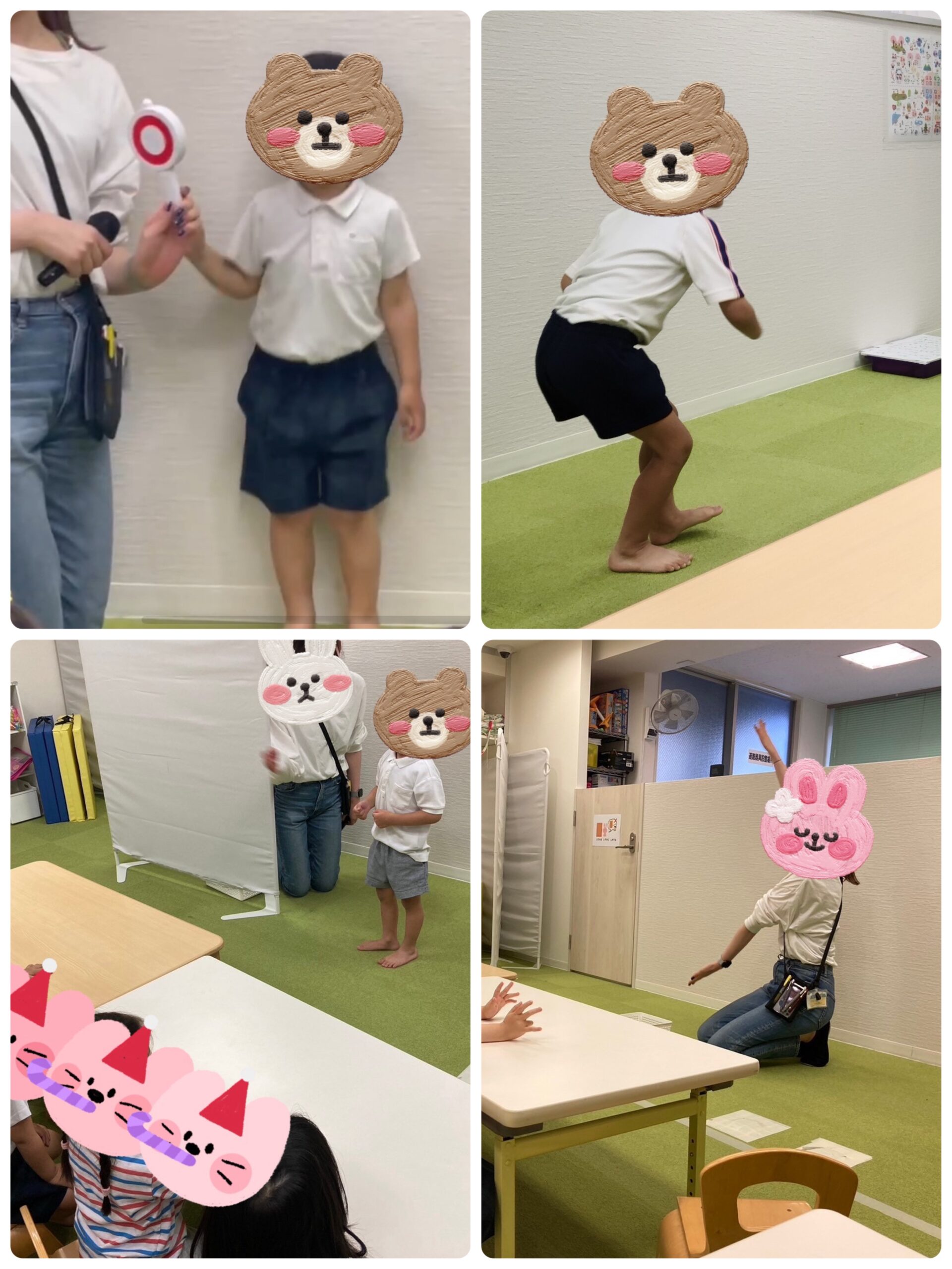 【南堀江】児童発達支援　ジェスチャーゲーム🐘