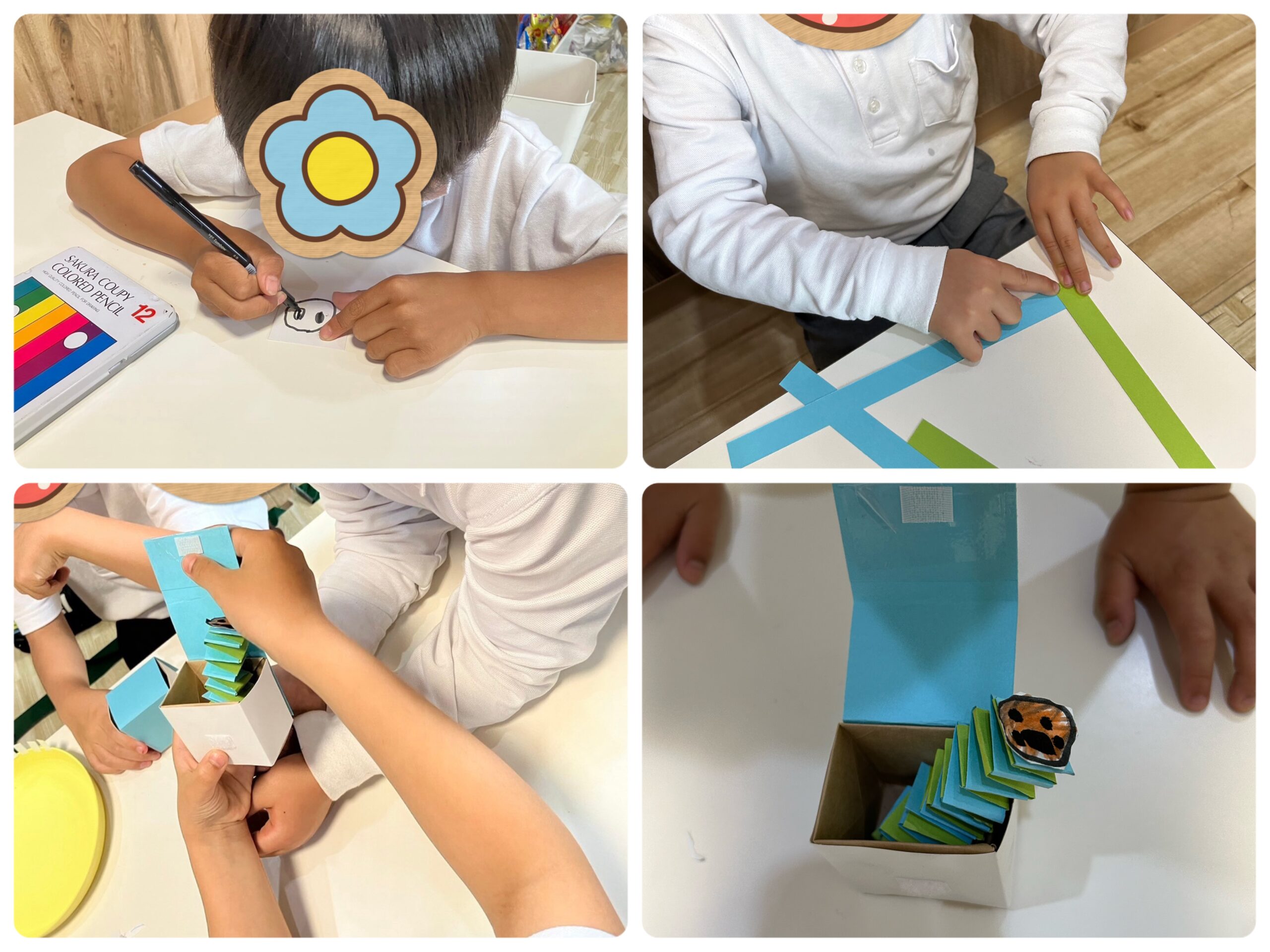 【北堀江】放デイ：公文📖　びっくり箱を作ろう！