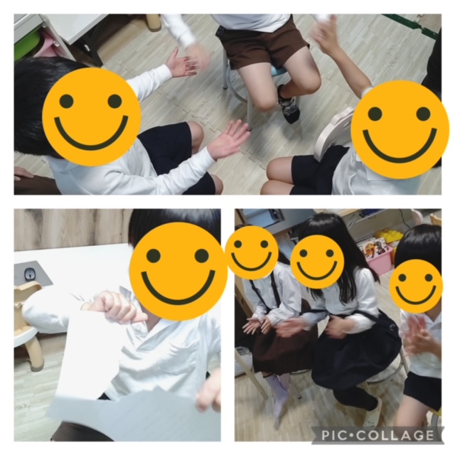 【北堀江】放デイ　公文📖おもちゃのクシャクシャ⭐︎ビリビリ😁🎵