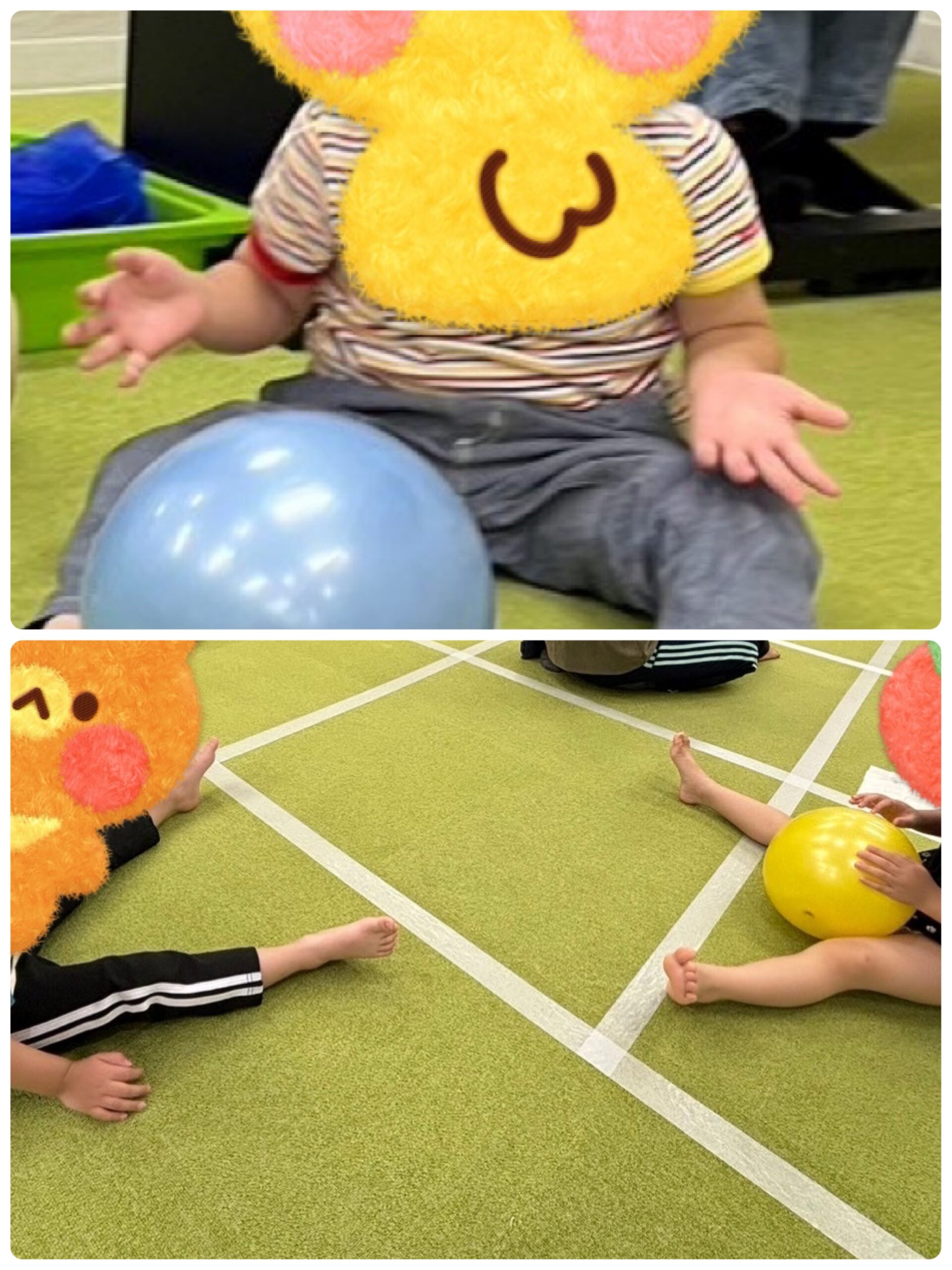 【南堀江】児童発達支援：音楽活動～ボールコロコロ🥎～