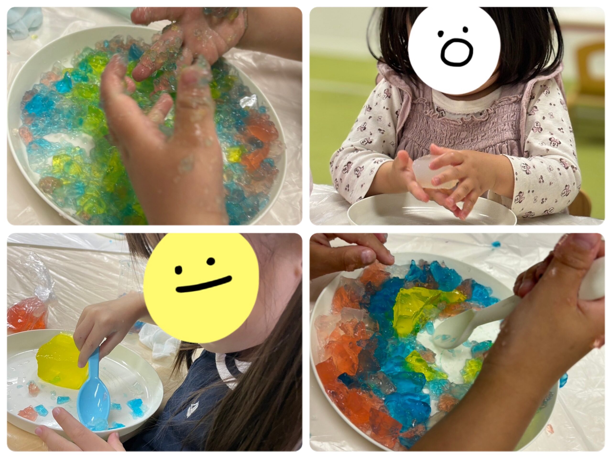 【南堀江】児童発達支援 寒天あそび💞