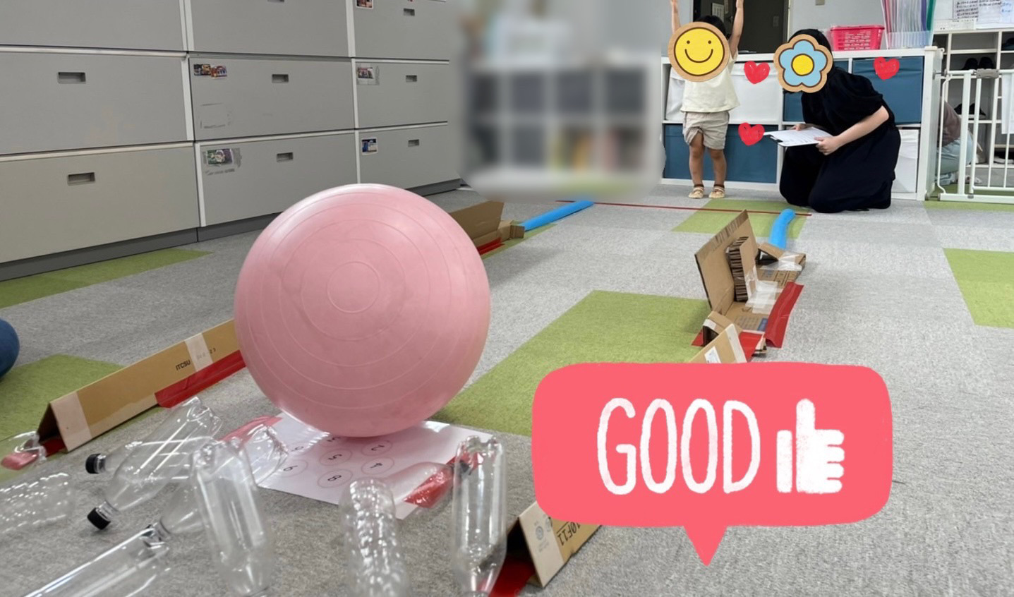 【北堀江】児童発達支援　集団活動ボーリングゲーム🎳