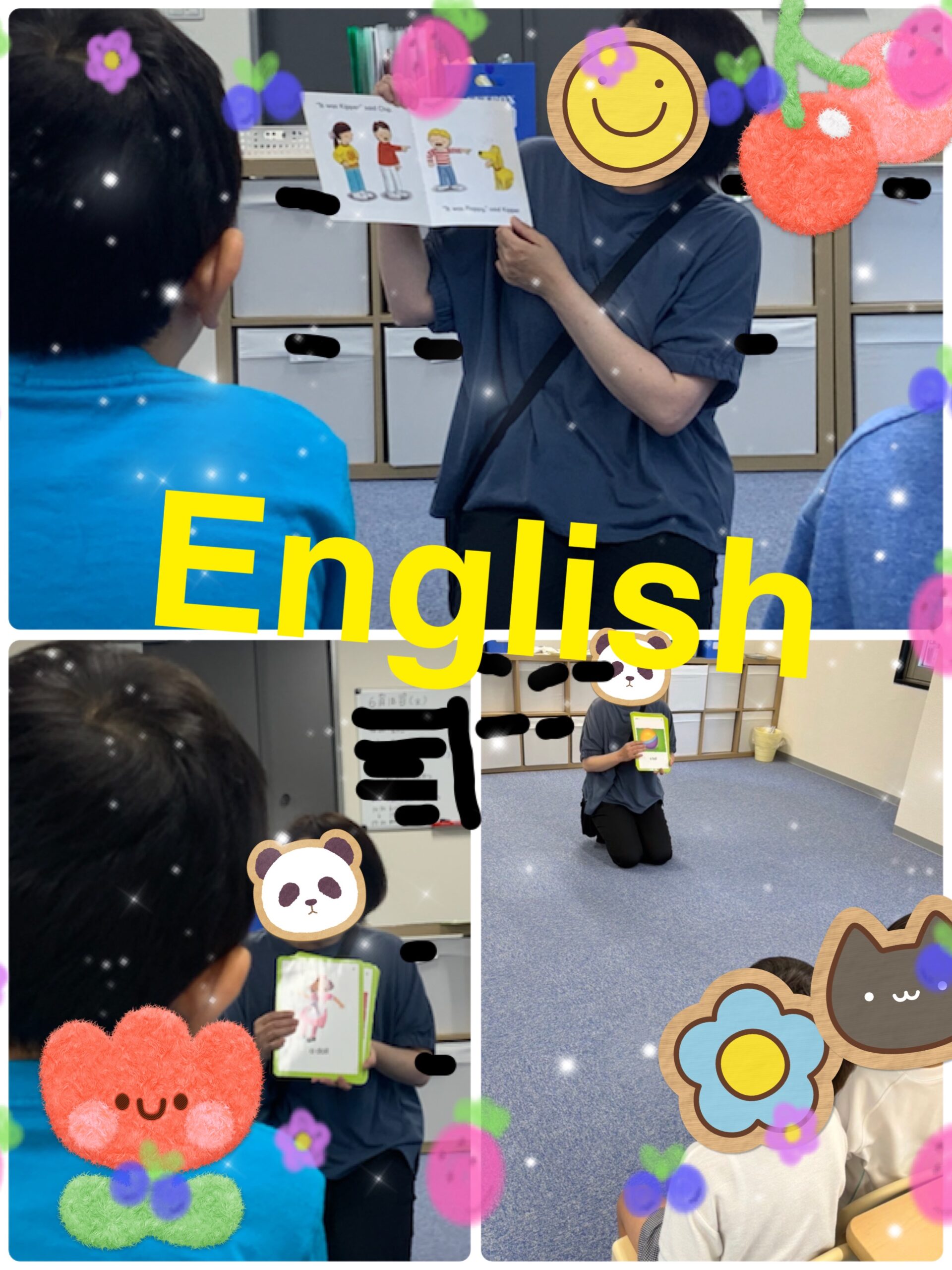 【ハッピープラス南堀江】児童発達支援　英語のお勉強😊