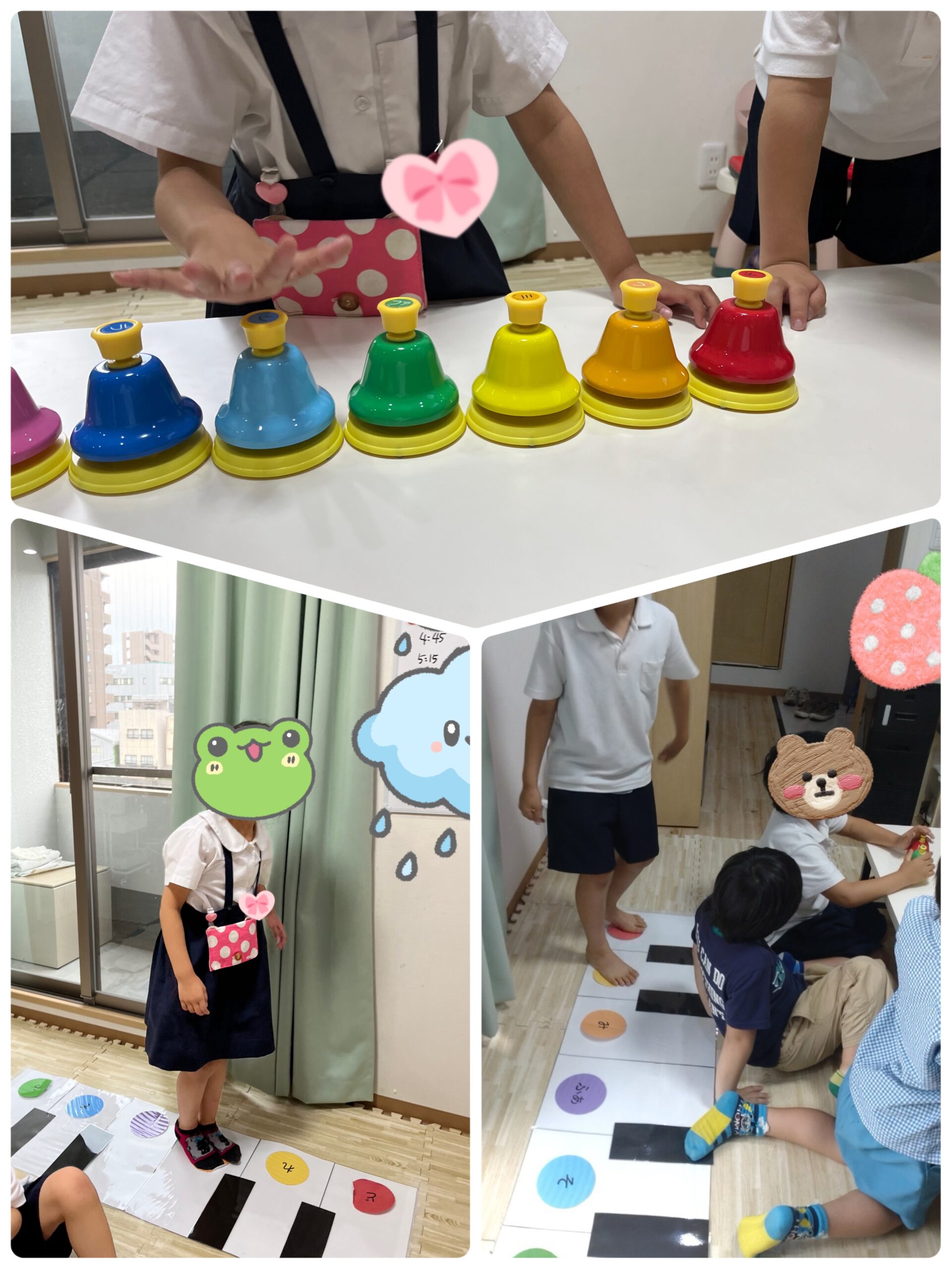 【北堀江】放デイ　公文📒　みんなでカエルの合唱♬