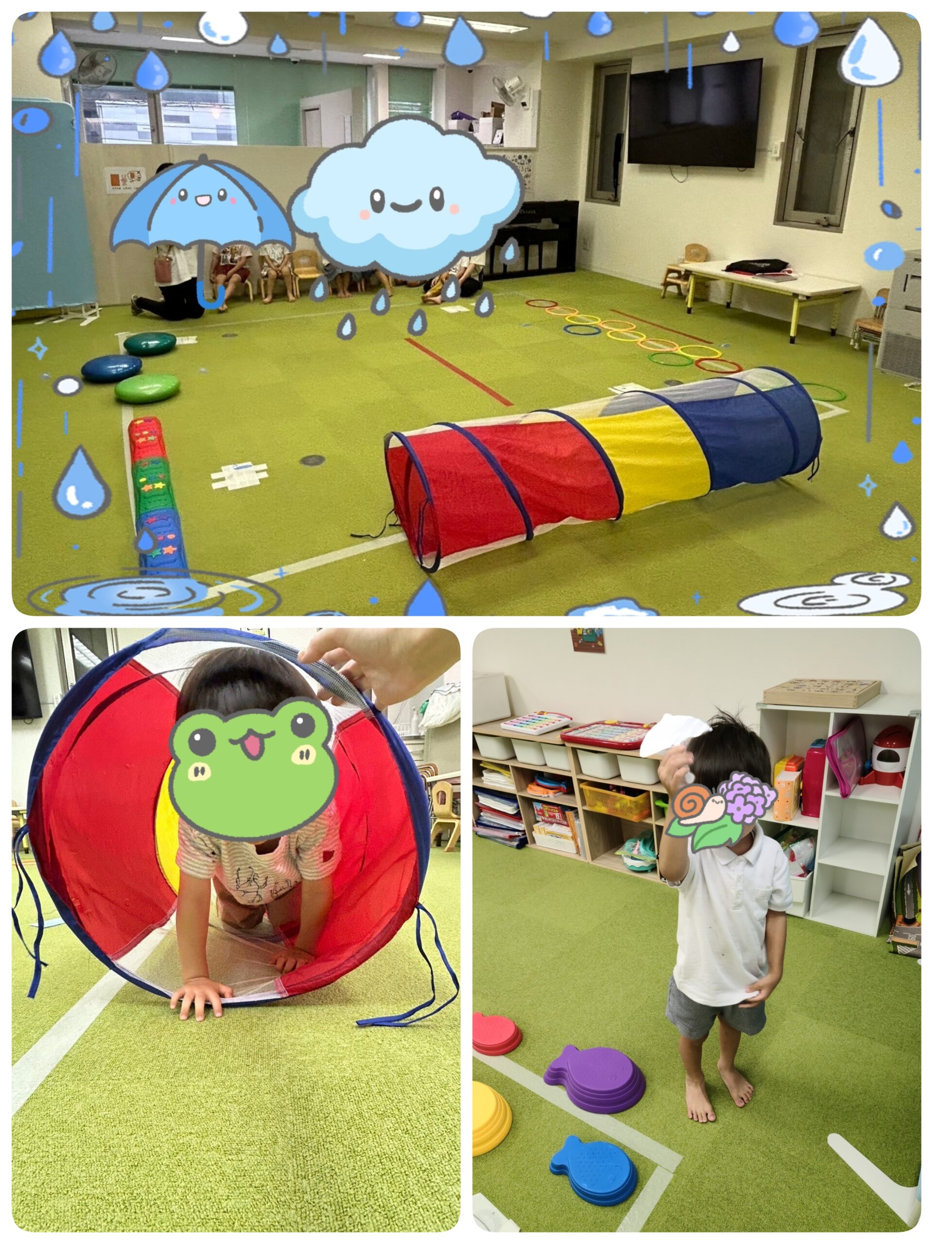 【南堀江】児童発達支援　雨の日サーキット☂️