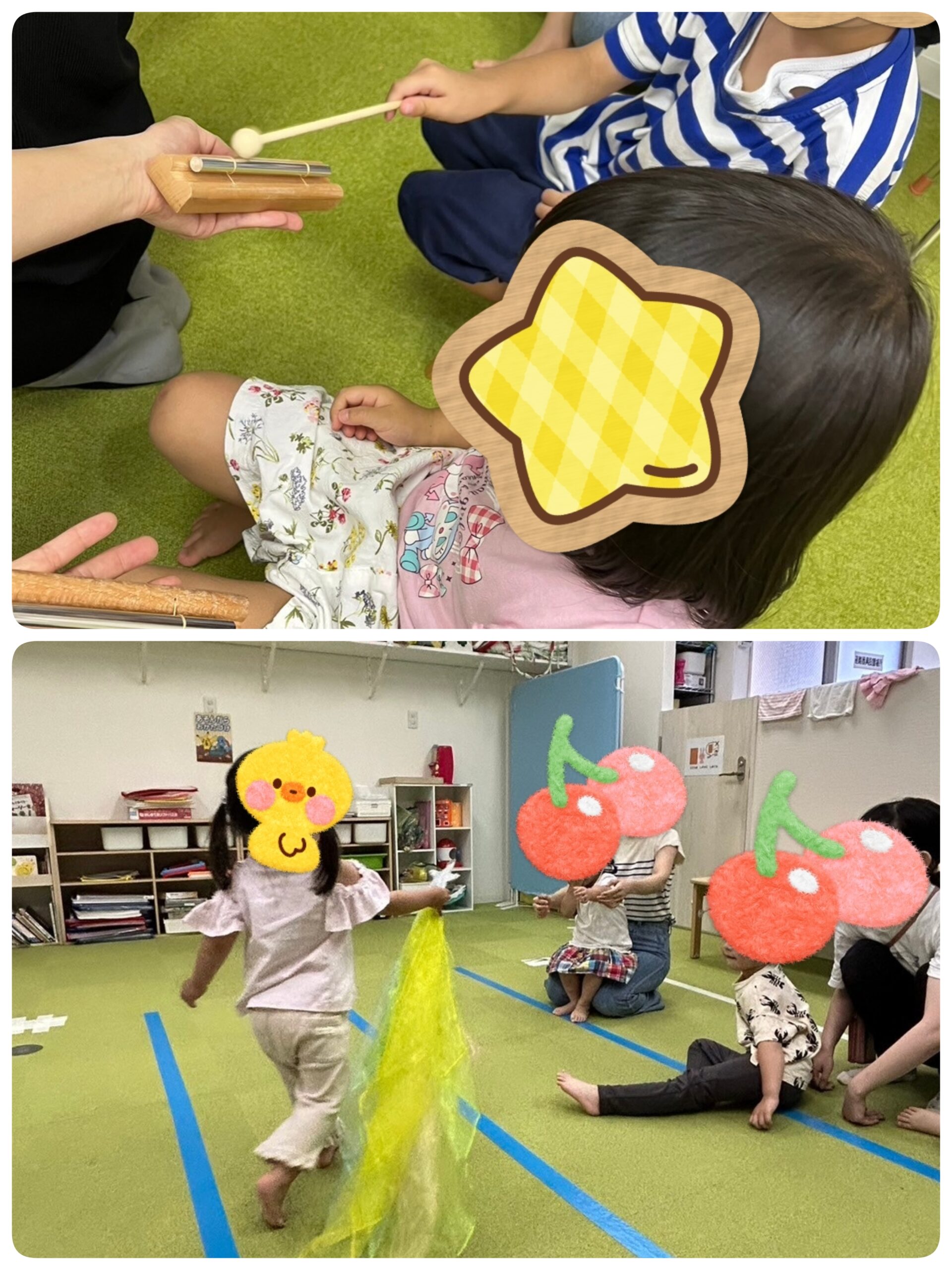 【南堀江】児童発達支援：集団音楽～七夕リトミック～　