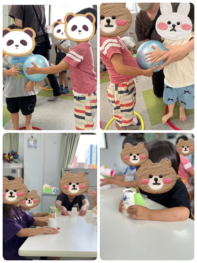 児童発達支援　ロケット🚀製作＆体づくり♪♪