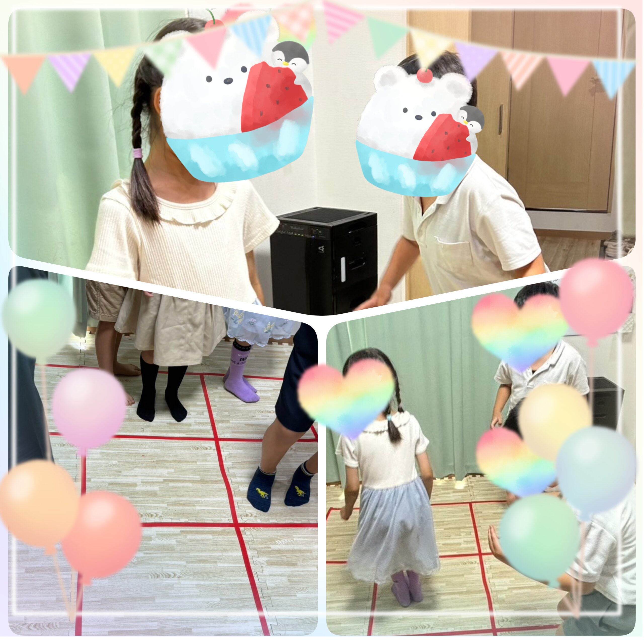 北堀江】放デイ：公文📖 9マス鬼ごっこ👹 | 児童発達支援・放課後等