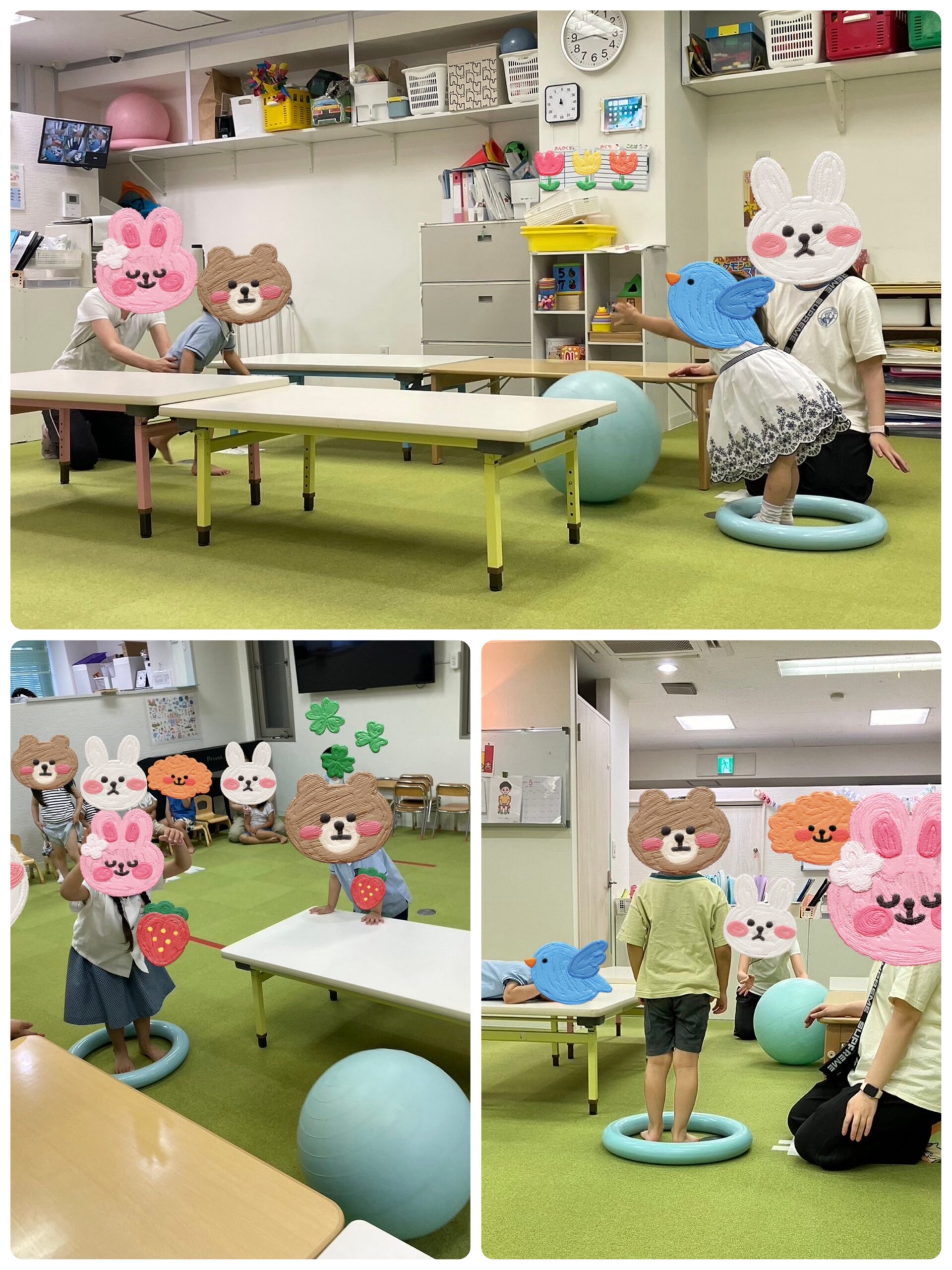 【南堀江】児童発達支援　ボール転がし🏐