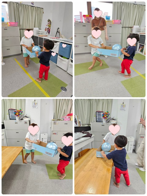 【北堀江】児童発達支援　ボール運び🏀第二弾