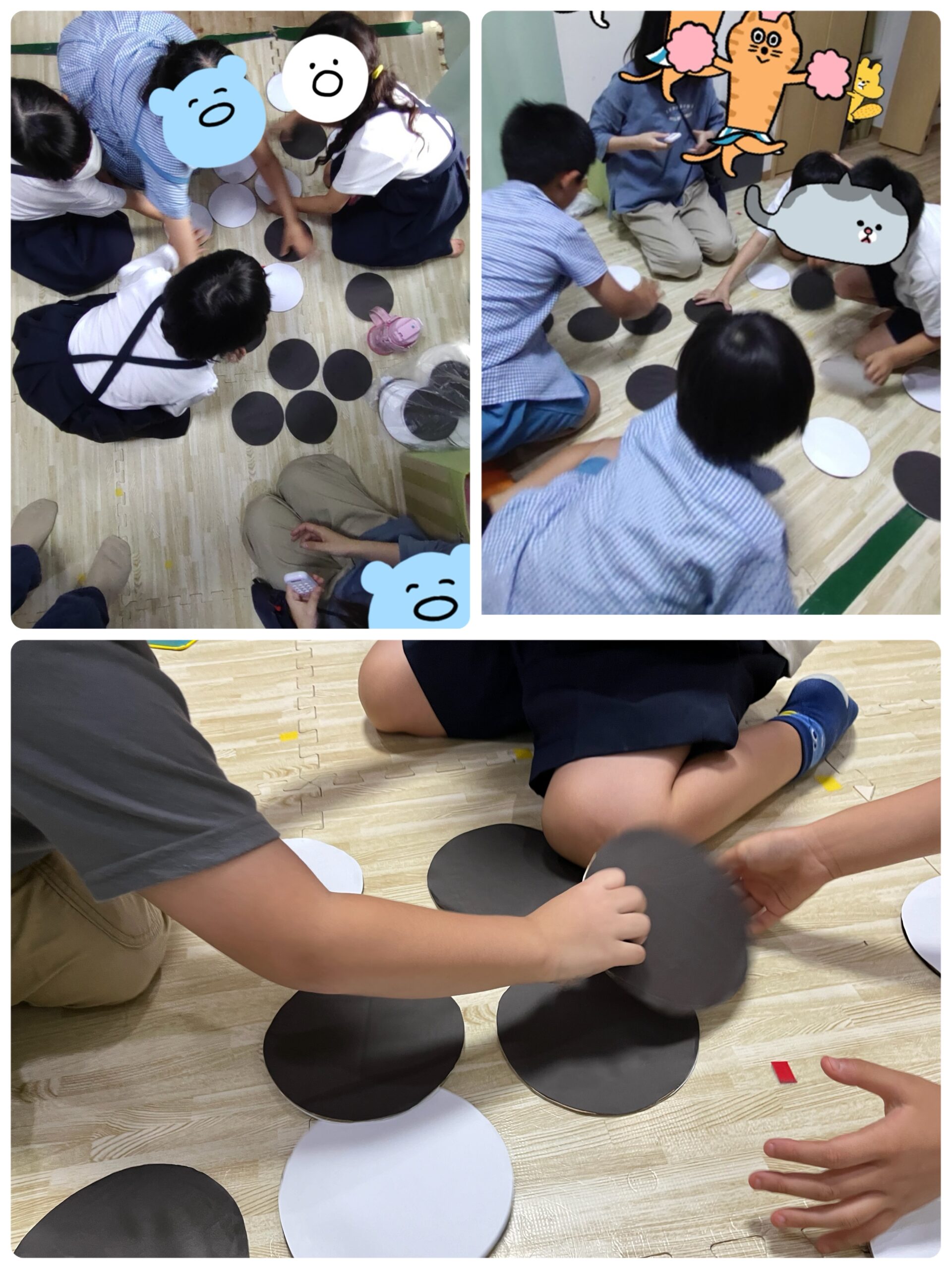 【北堀江】放デイ：公文📖　カードめくり競争