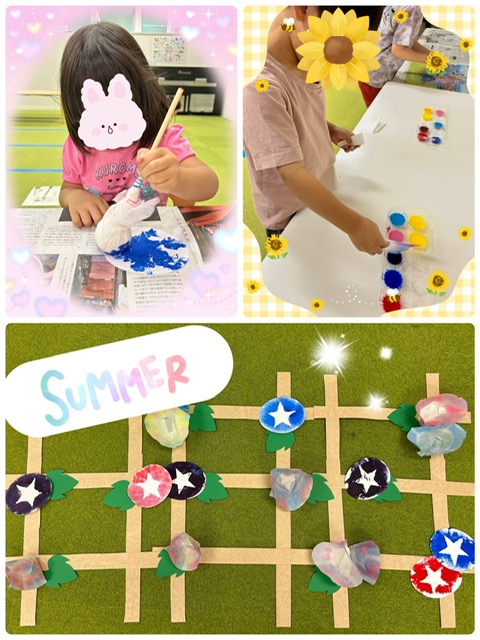 【南堀江】児童発達支援　アサガオ制作🌞✨