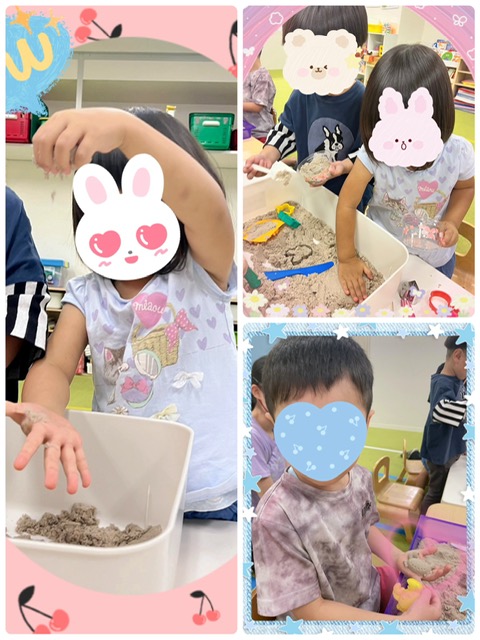 【南堀江】児童発達支援　キネティックサンドあそび🎵