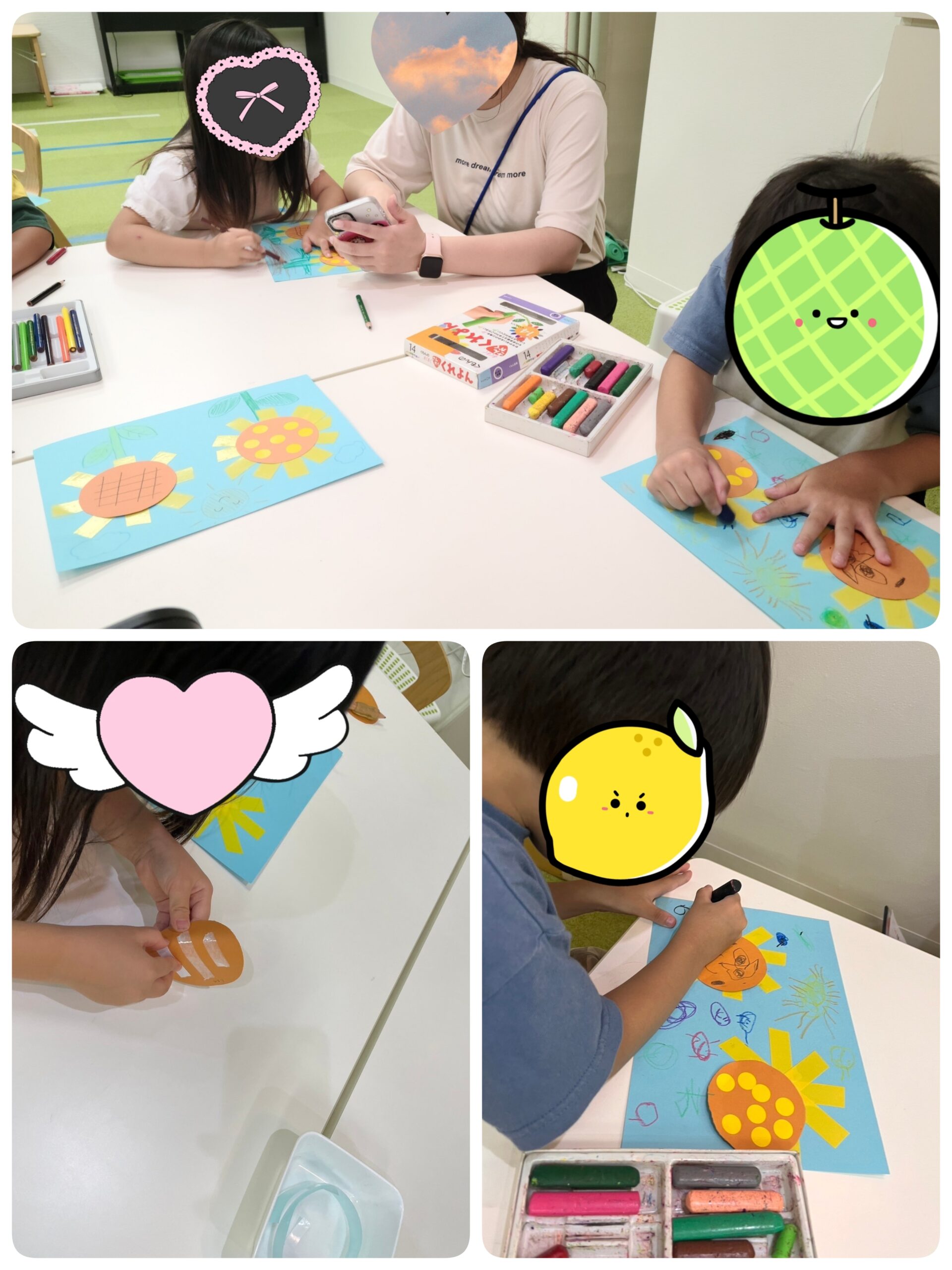 【南堀江】児童発達支援　ひまわり制作🌻