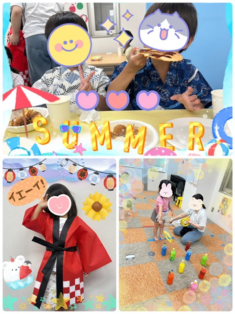 【南堀江】児童発達支援　楽しい夏祭り🌻🥳