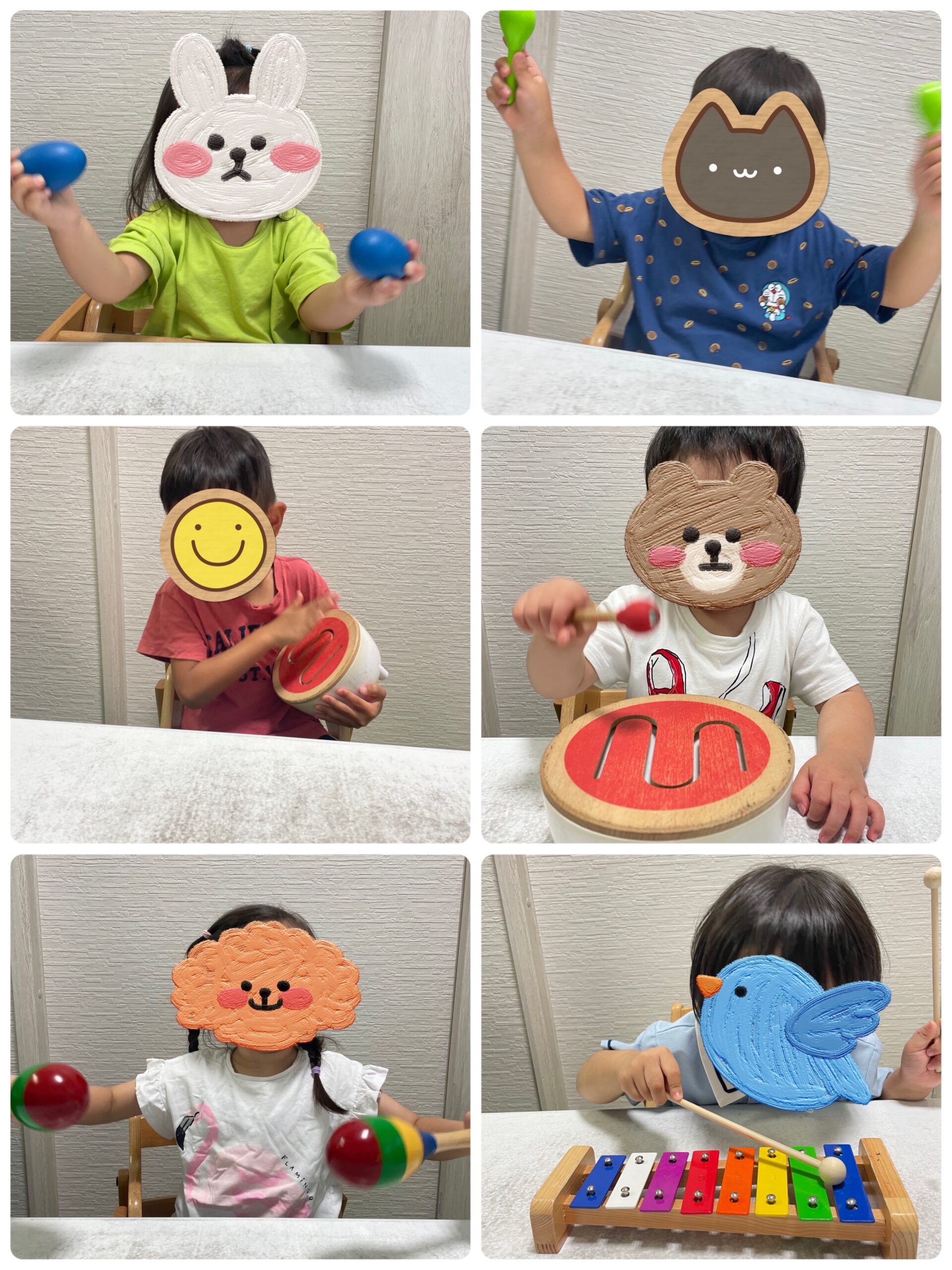 【南堀江】児童発達支援：個別音楽～『楽器を鳴らす』～