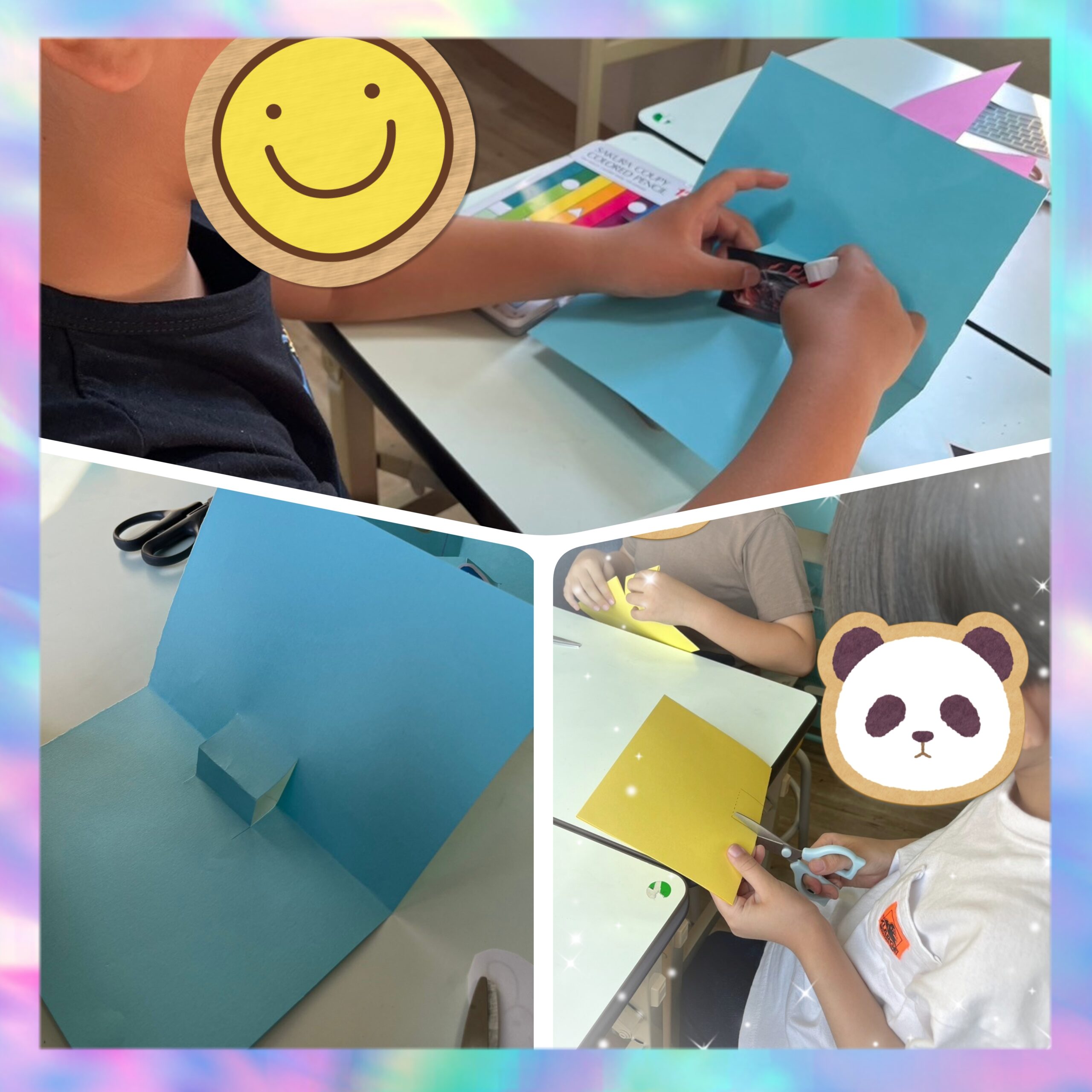 【北堀江】放デイ：公文📖　飛び出すパソコンを作ろう🖥✨
