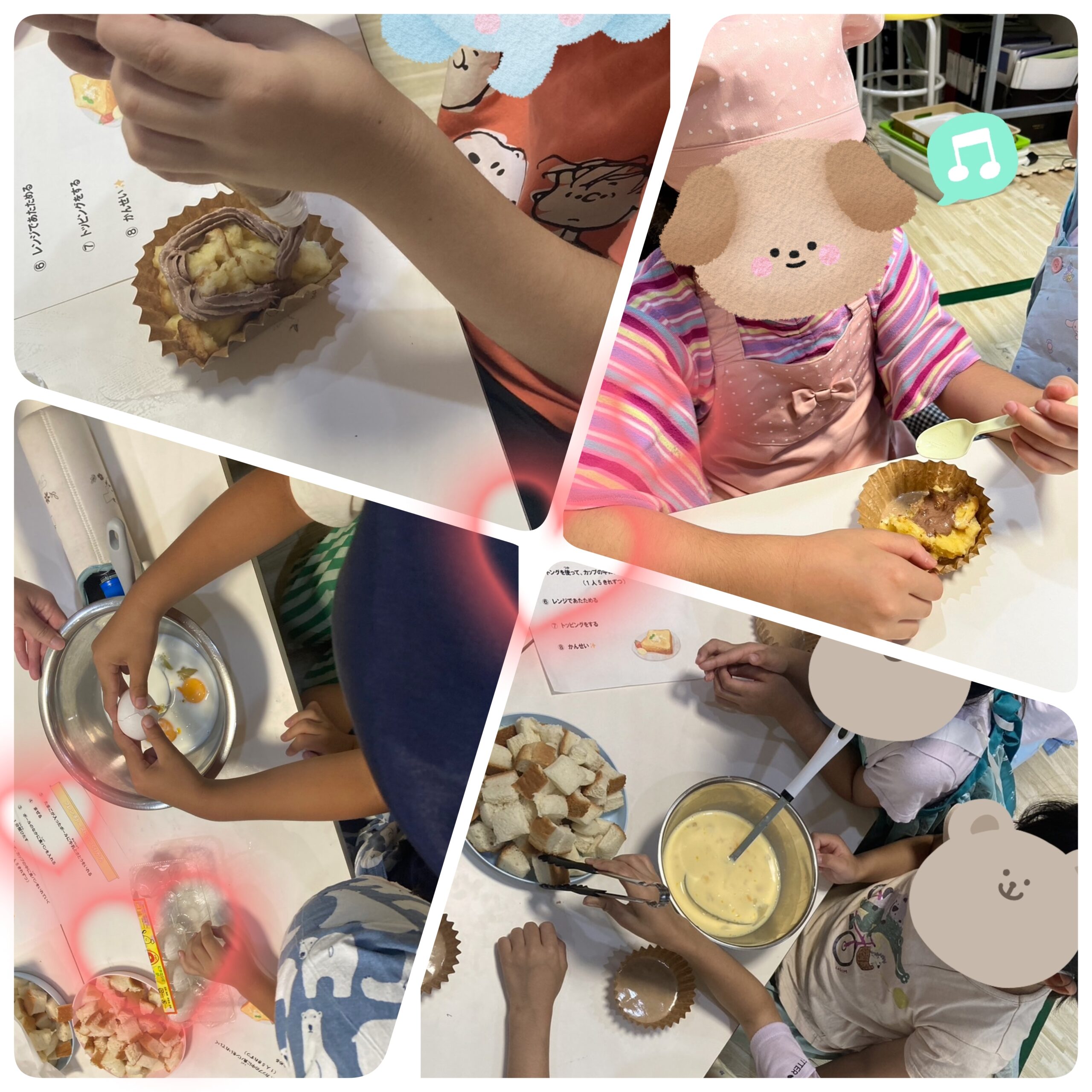 【北堀江】放デイ：公文📖　クッキング（フレンチトースト作り）