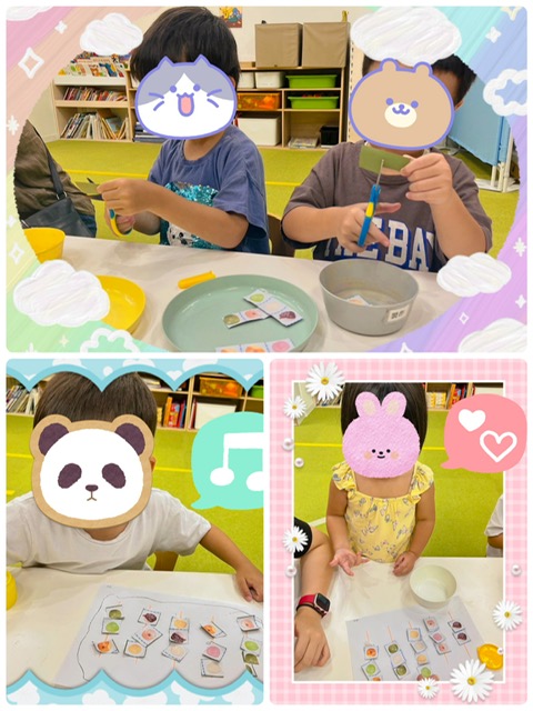 【南堀江】児童発達支援　机上課題「月見団子作り」 🌕🍡