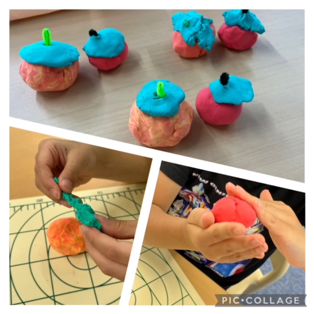 【ハッピープラス南堀江】秋の果物を作ろう😋🍎