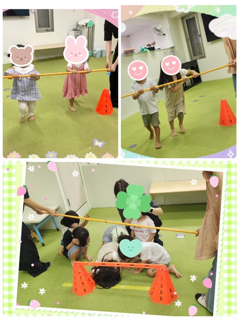 【南堀江】児童発達支援　運動遊び 台風の目🌀
